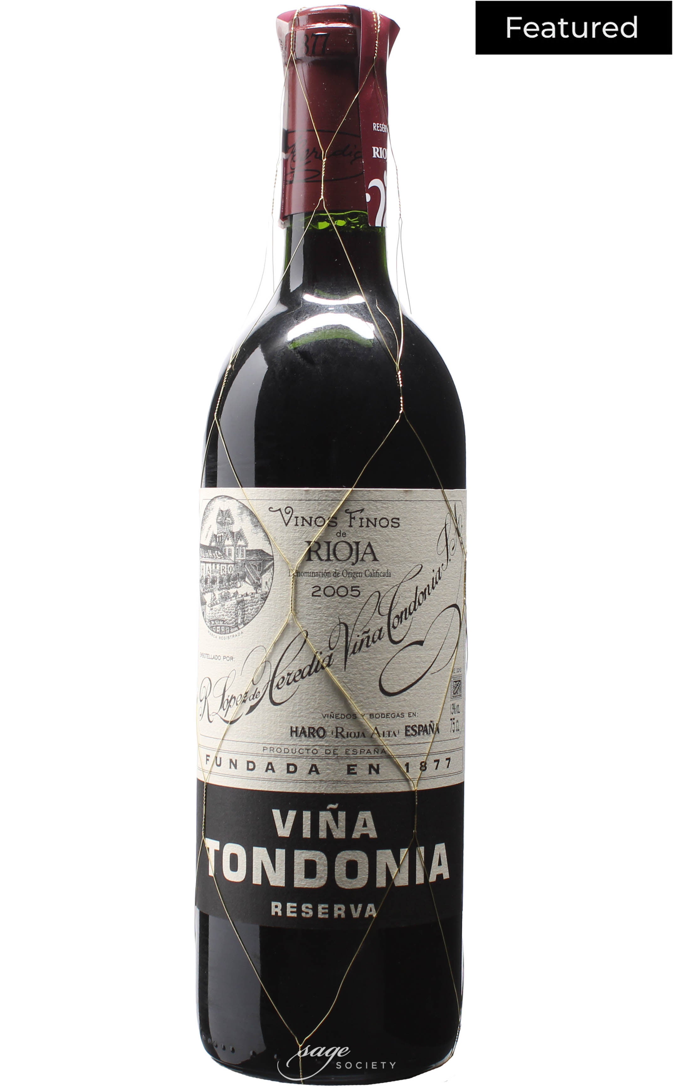 2005 R. López de Heredia Rioja Reserva Viña Tondonia