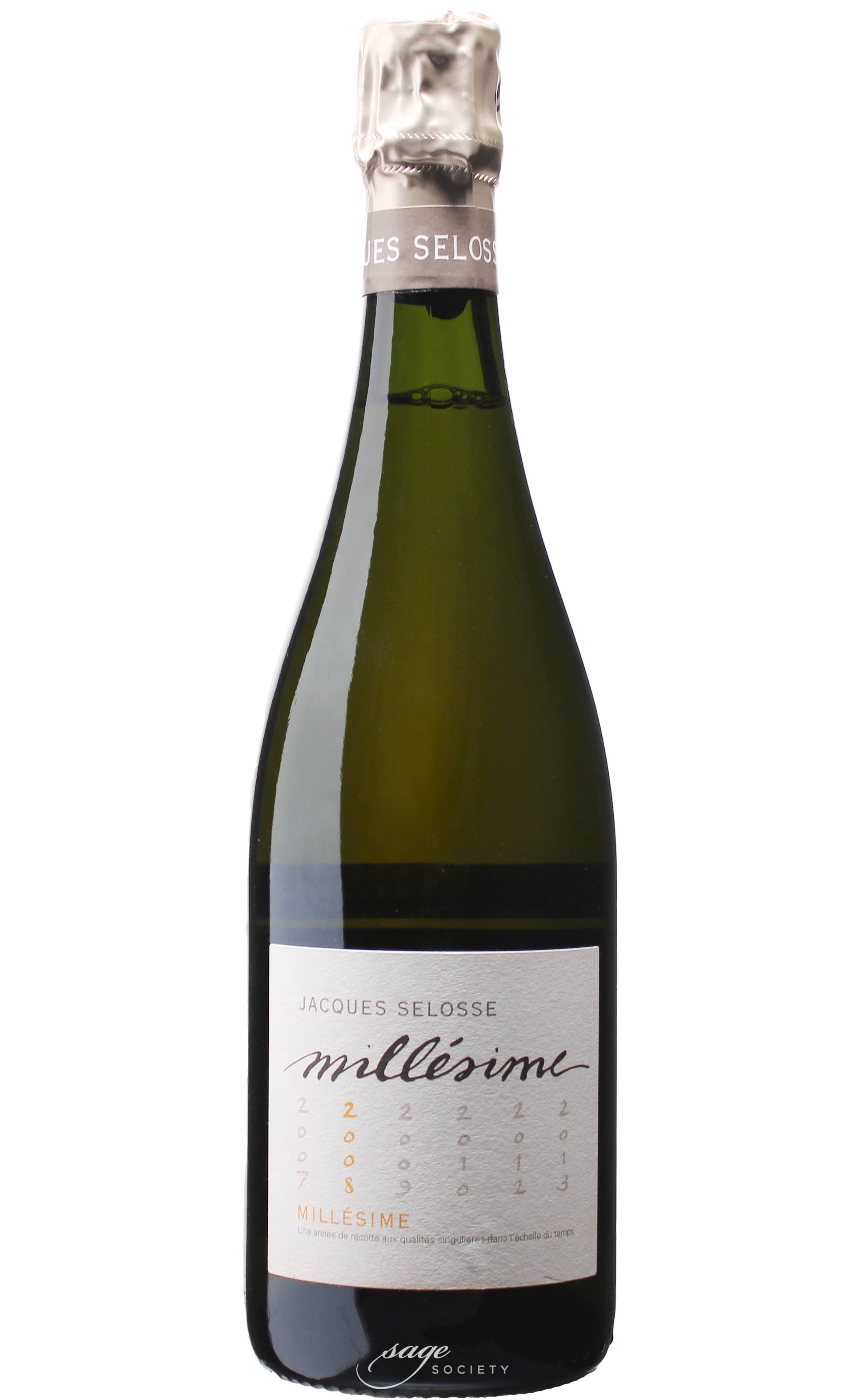 2008 Jacques Selosse Champagne Grand Cru Blanc de Blancs Millésimé