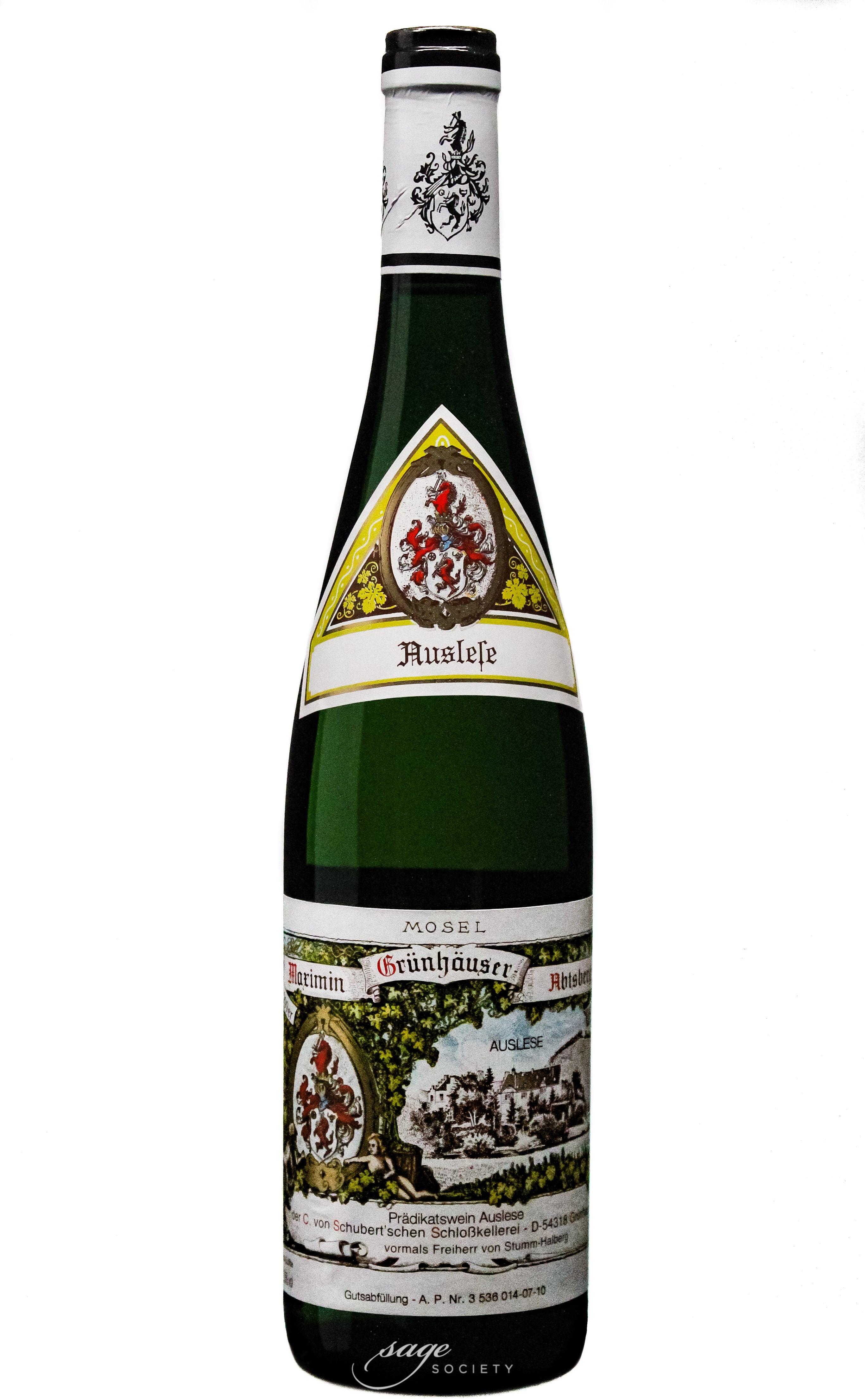 2009 Von Schubert Maximin Grünhäuser Abtsberg Riesling Auslese