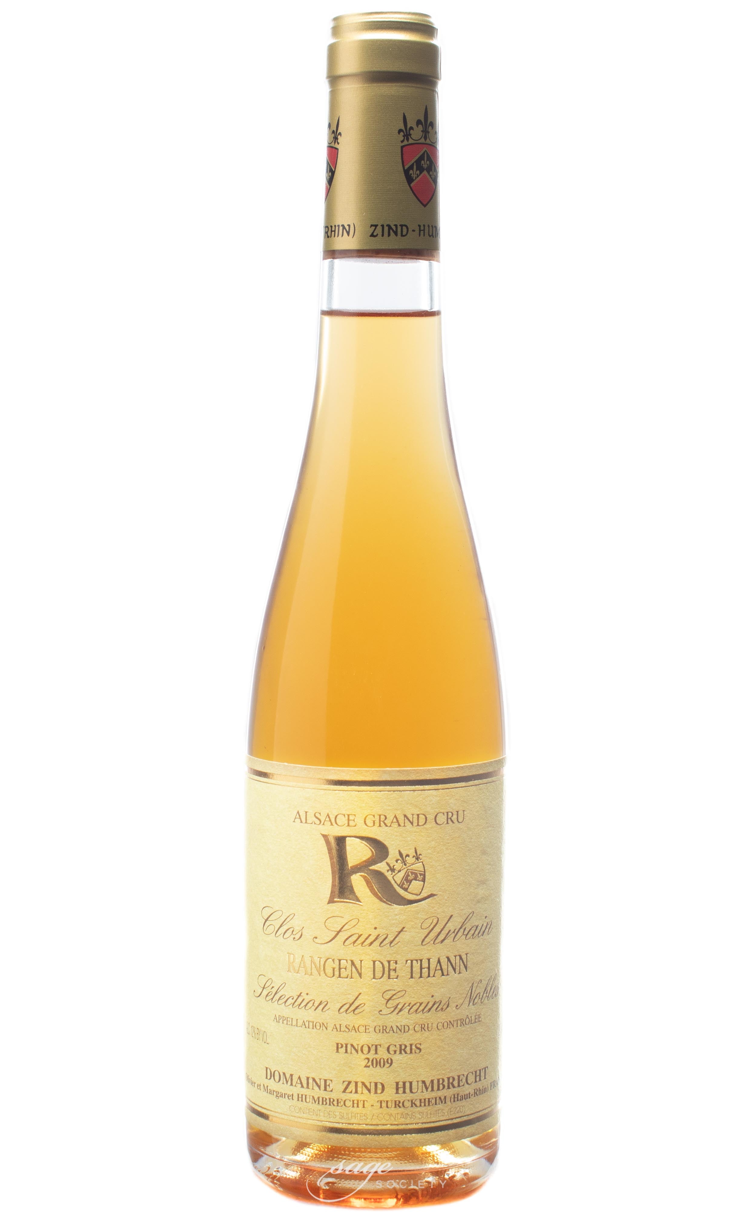 2009 Zind-Humbrecht Pinot Gris Rangen de Thann Clos St. Urbain Sélection de Grains Nobles 375ml