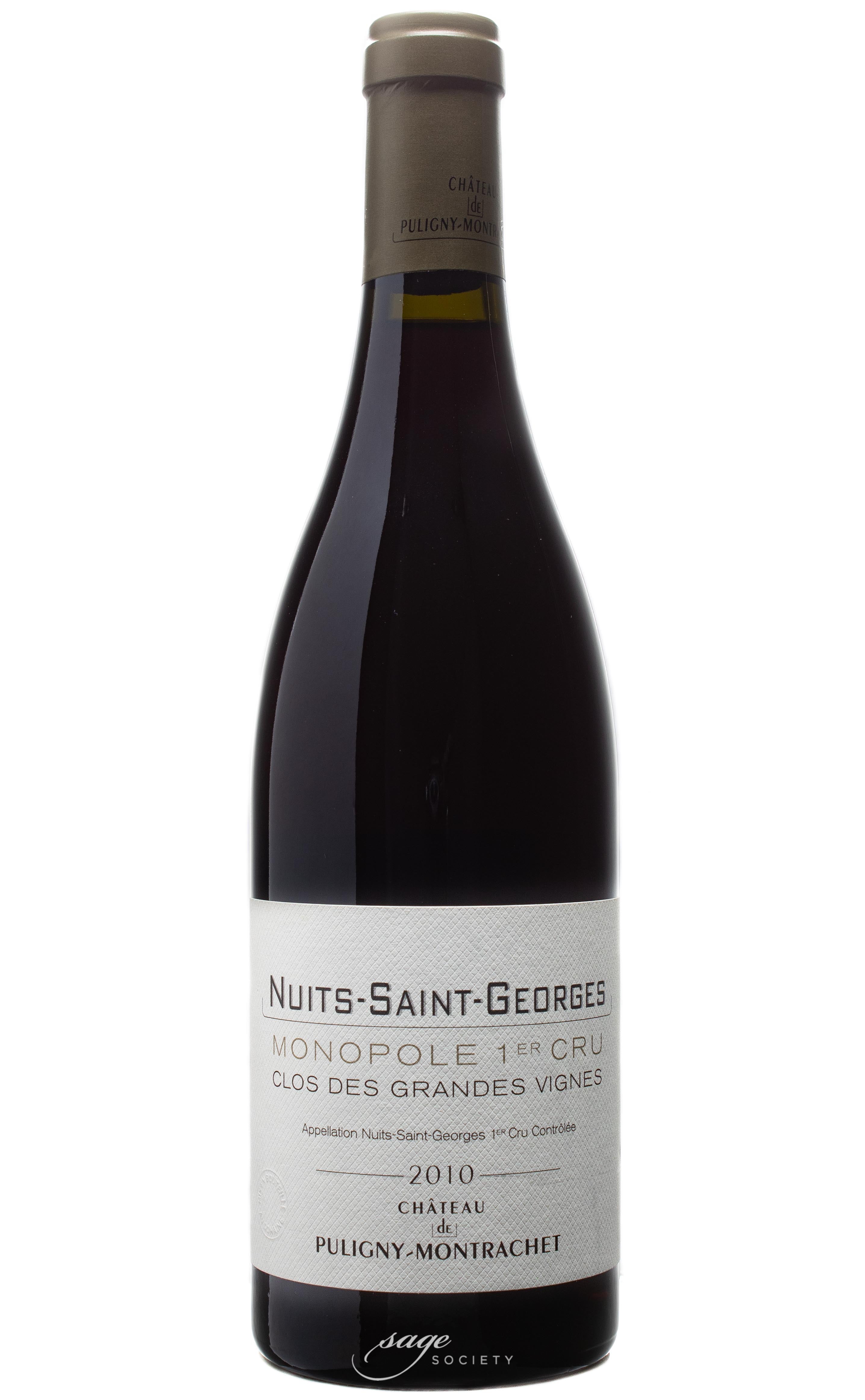2010 Château de Puligny-Montrachet Nuits St. Georges 1er Cru Clos des Grandes Vignes