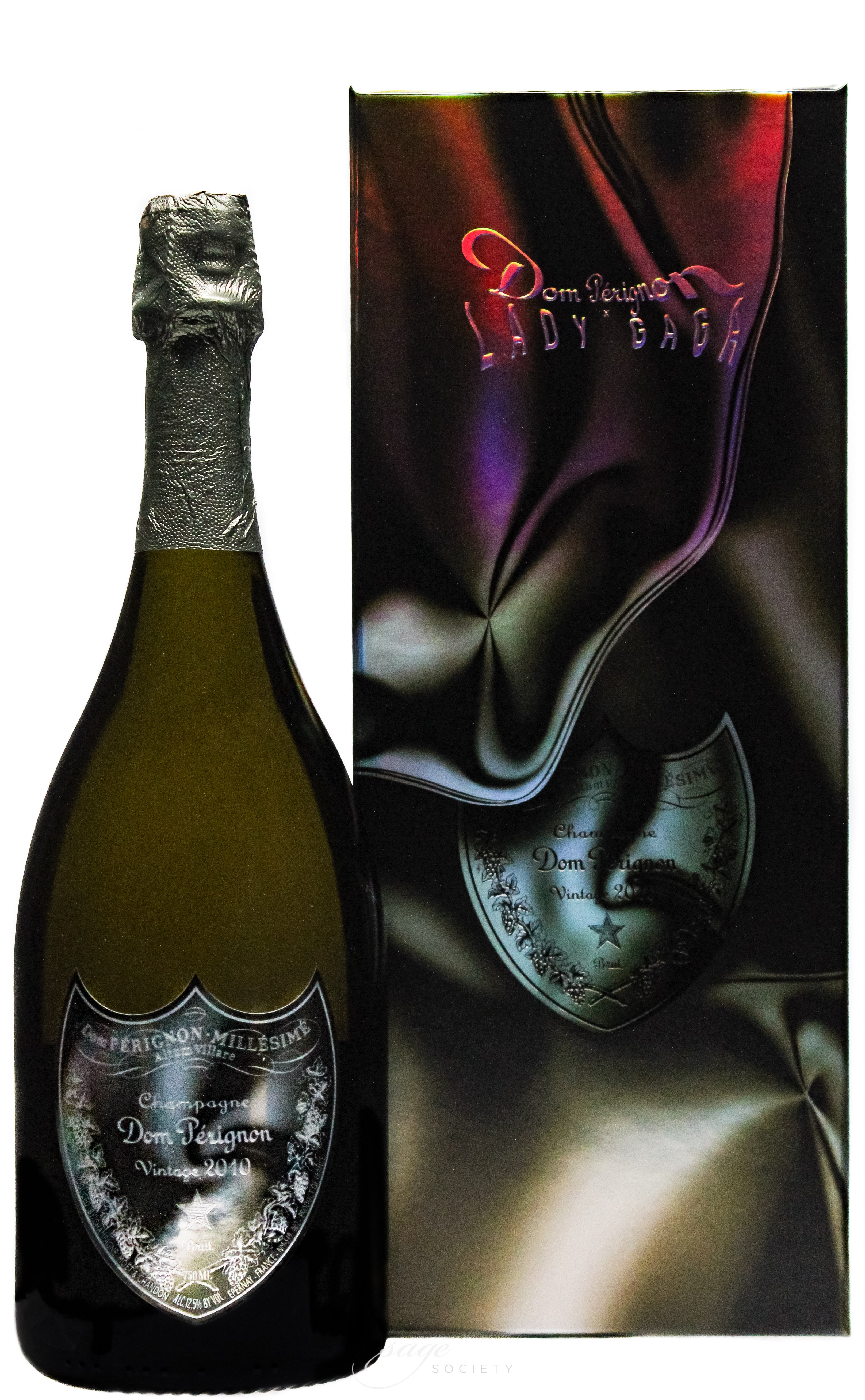 2010 Dom Pérignon Champagne Lady Gaga Limited Edition