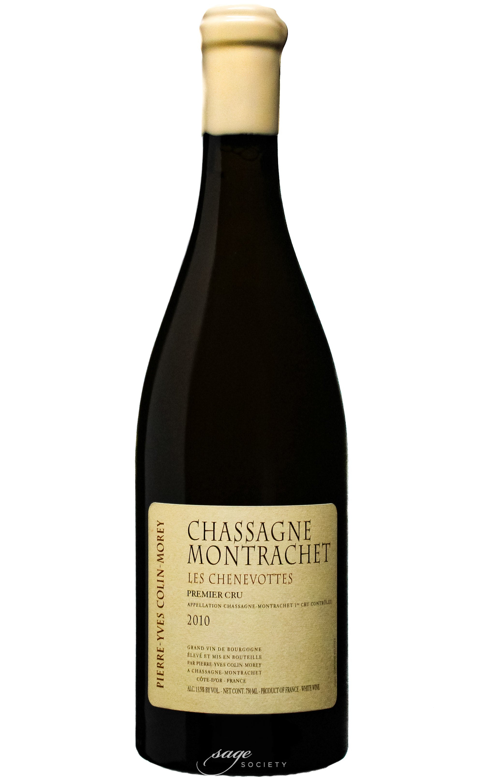 2010 Pierre-Yves Colin-Morey Chassagne-Montrachet 1er Cru Les Chenevottes