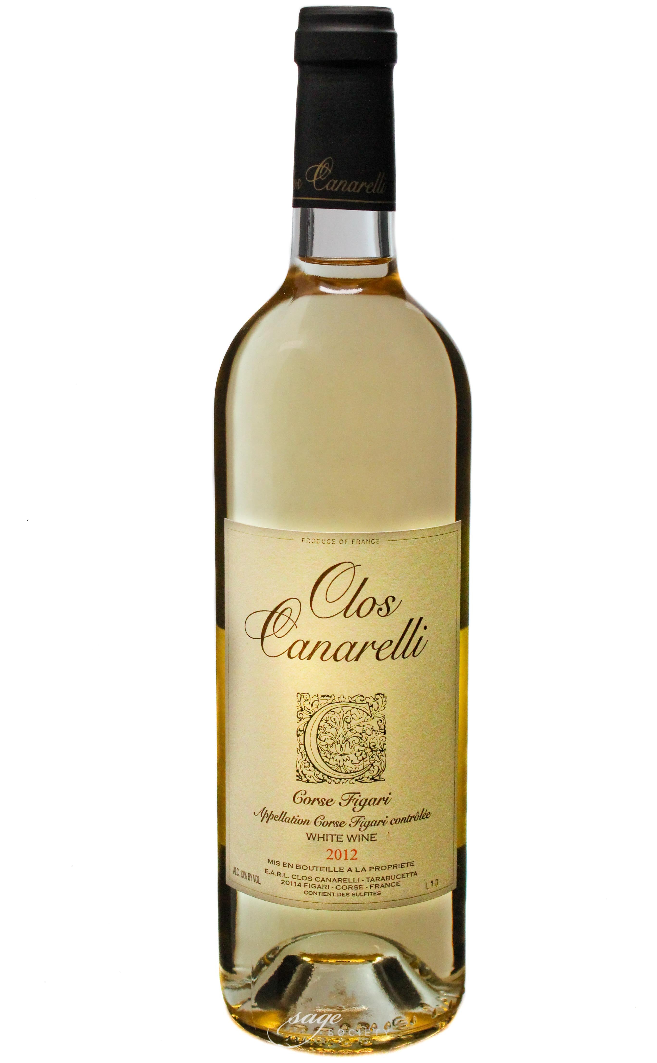 2012 Clos Canarelli Vin de Corse Figari Blanc