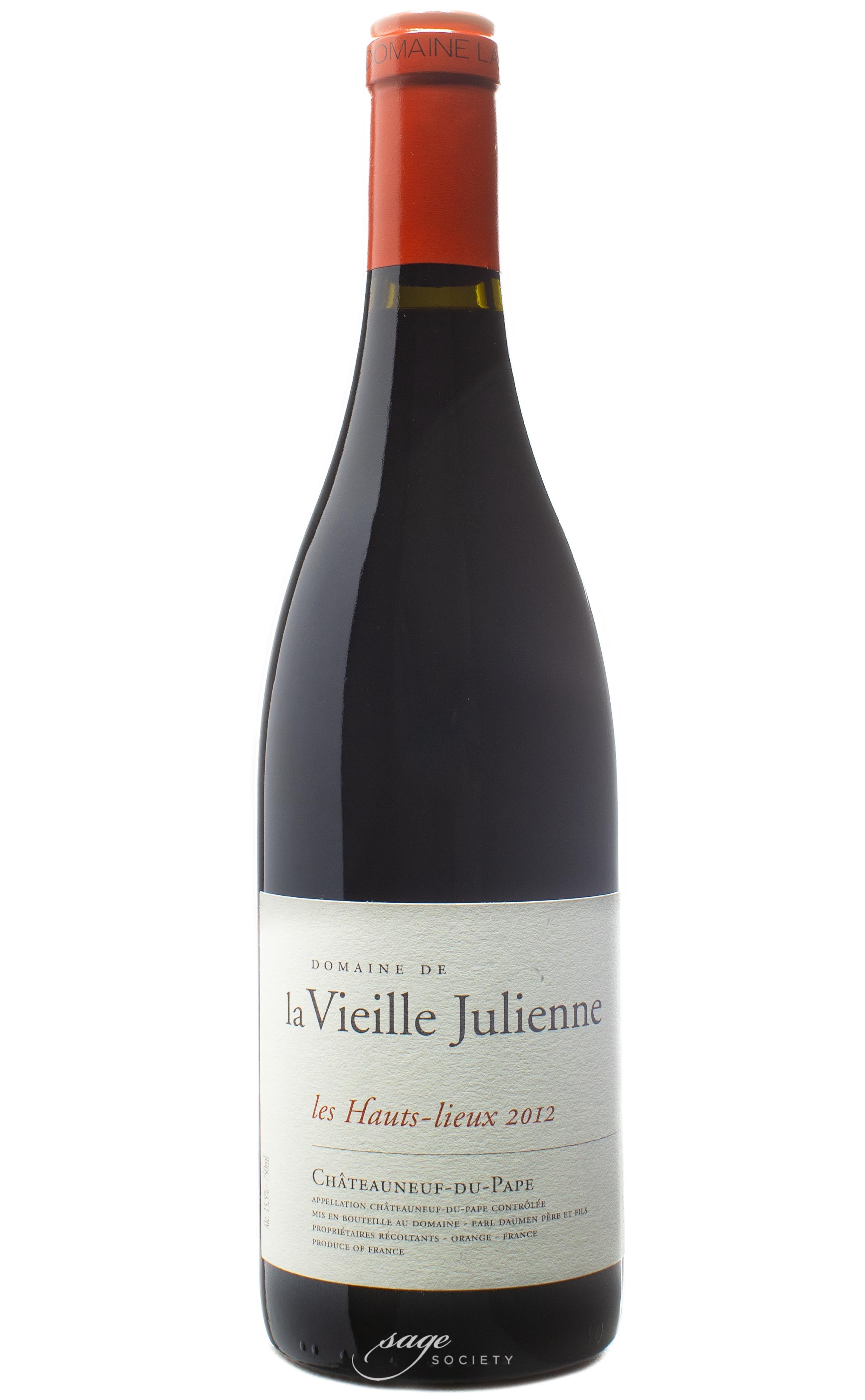 2012 Domaine de la Vieille Julienne Châteauneuf-du-Pape Les Hauts Lieux