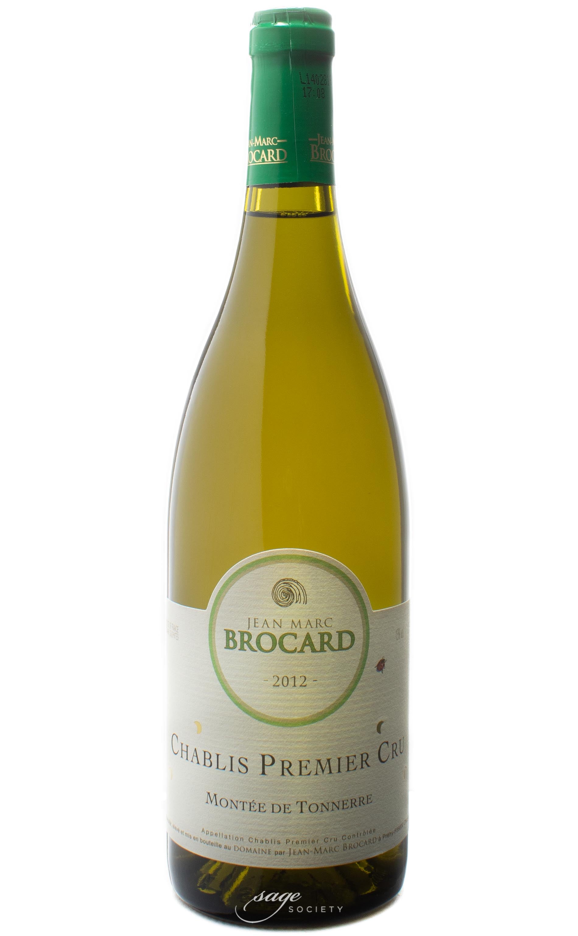 2012 Jean-Marc Brocard Chablis 1er Cru Montée de Tonnerre