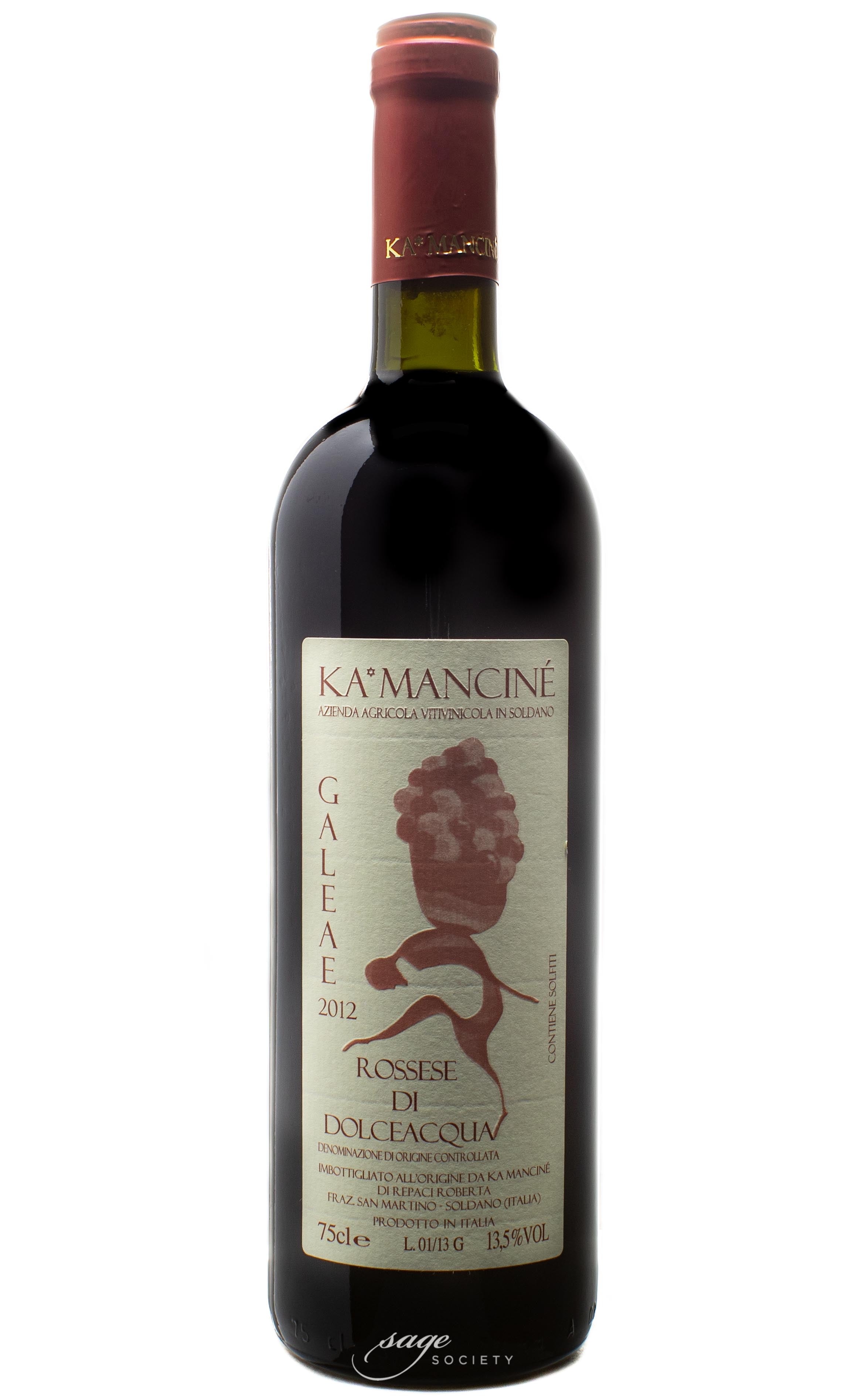 2012 Ka Mancinè Rossese Dolceacqua Galeae