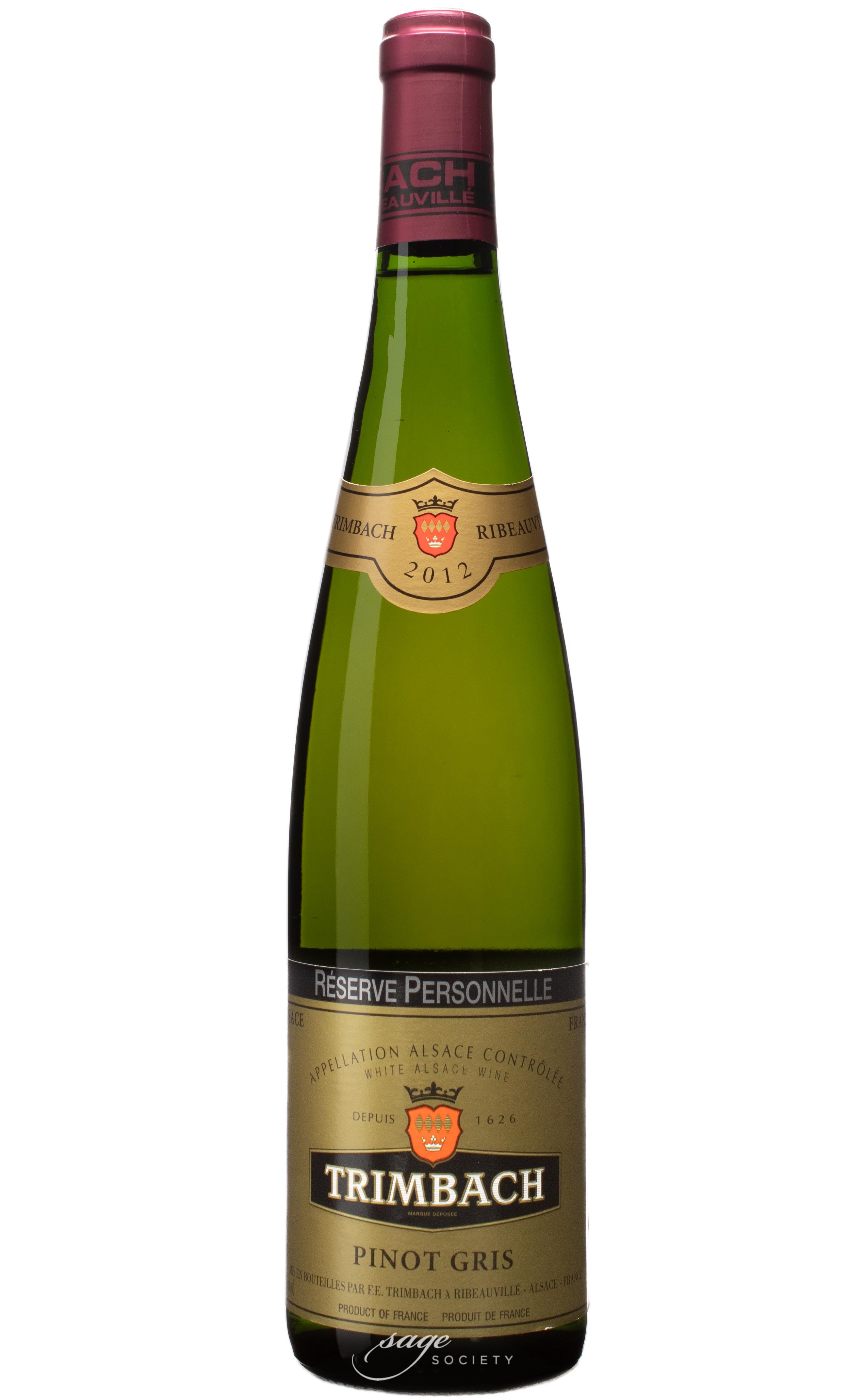 2012 Trimbach Pinot Gris Réserve Personnelle