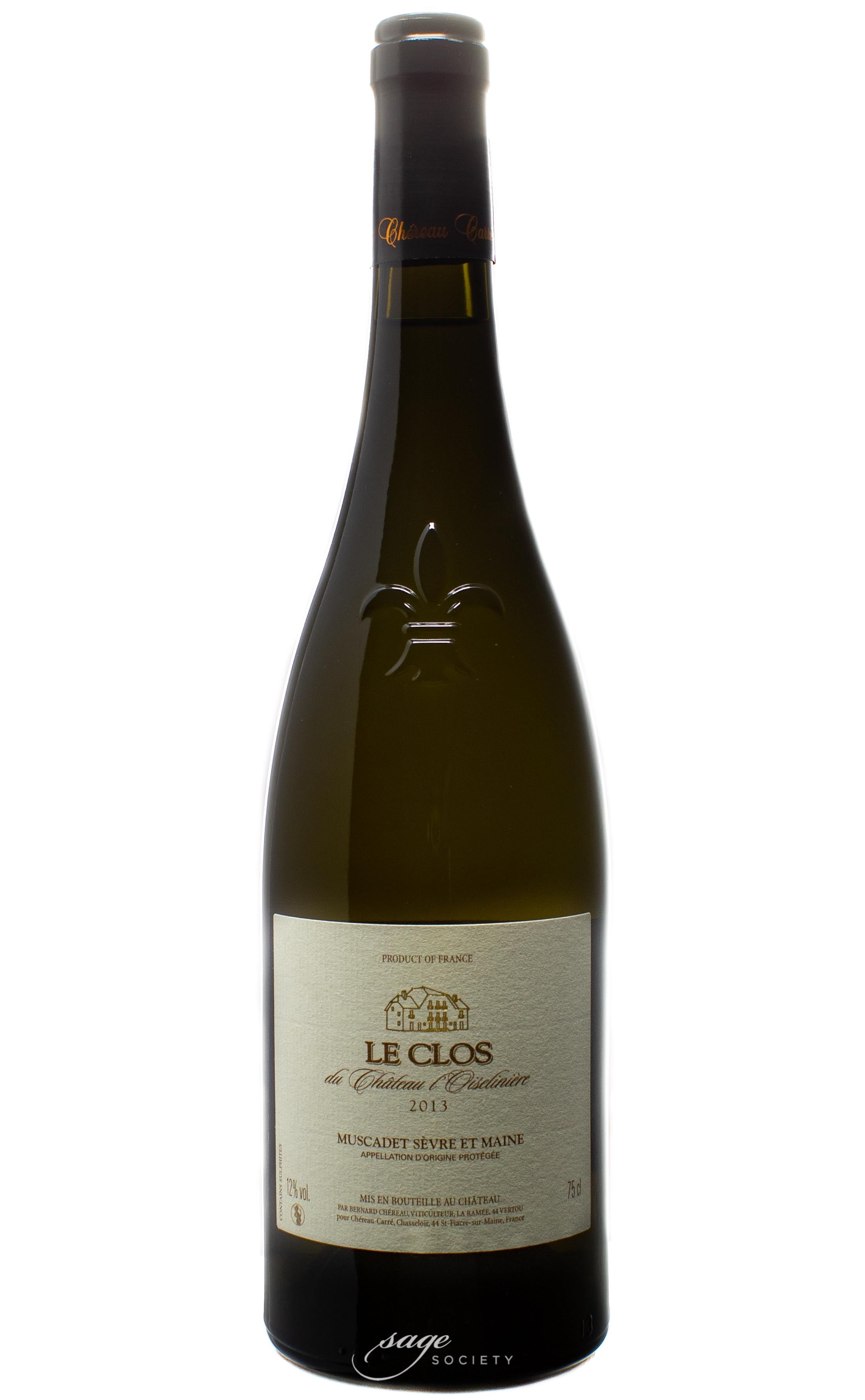 2013 Chéreau-Carré Muscadet de Sèvre-et-Maine Le Clos du Chateau l'Oiseliniere