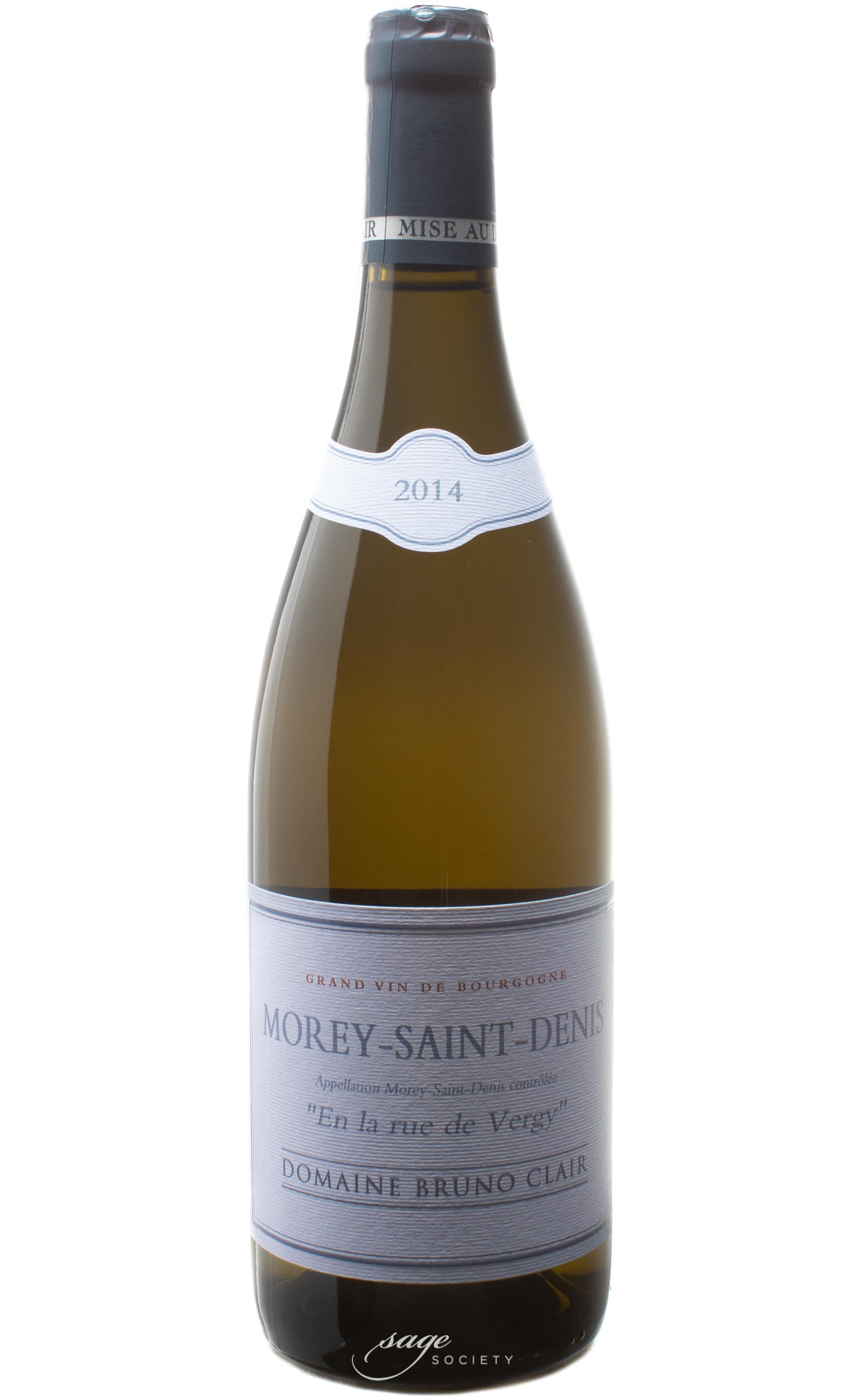 2014 Domaine Bruno Clair Morey St. Denis En la Rue de Vergy Blanc