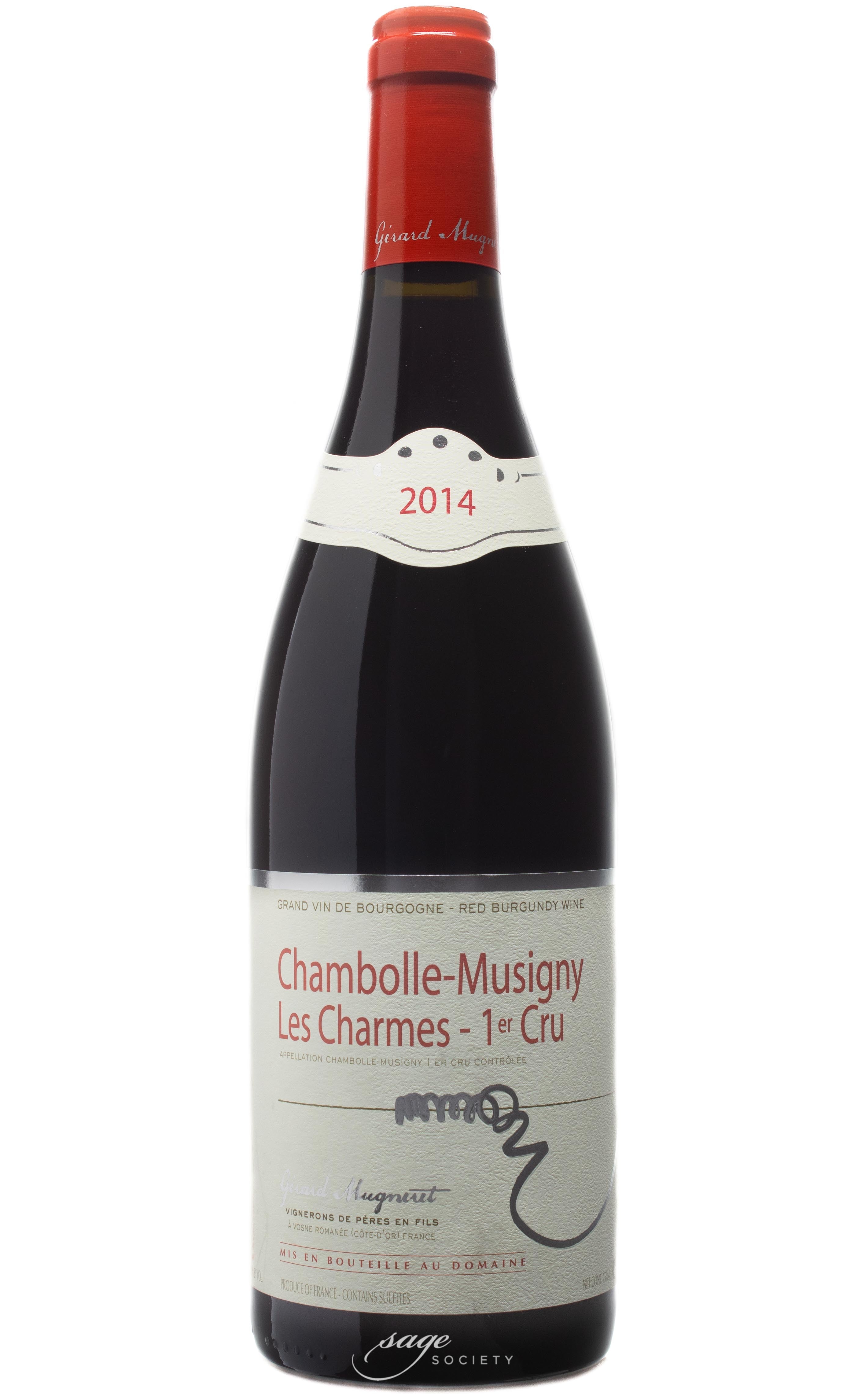 2014 Gérard Mugneret Chambolle-Musigny 1er Cru Les Charmes