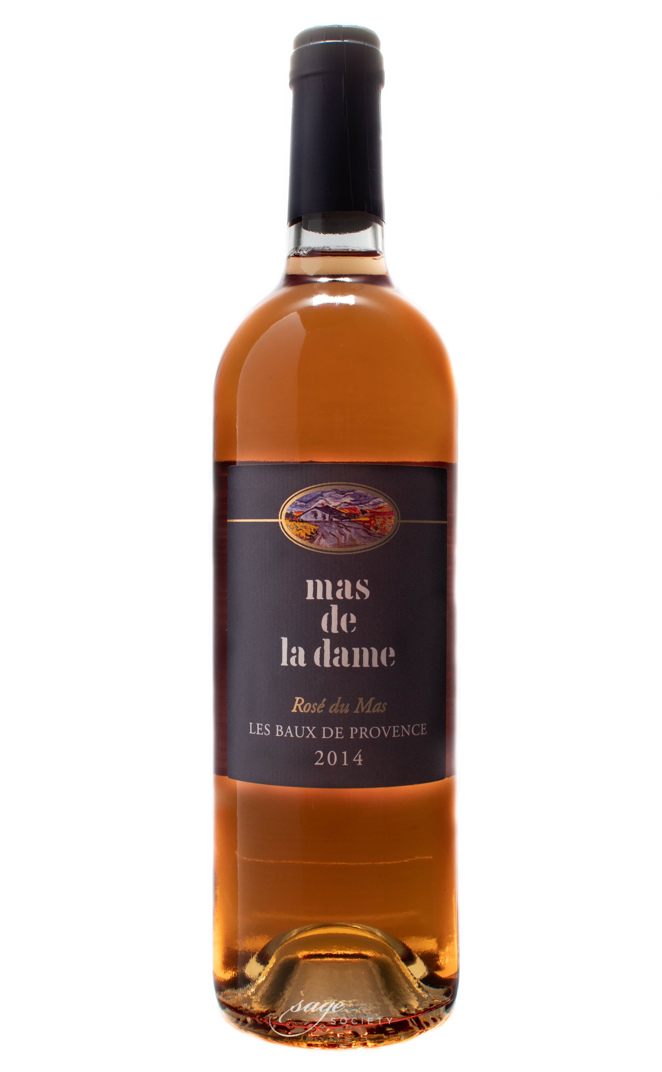2014 Mas de la Dame Les Baux-de-Provence Rosé Du Mas