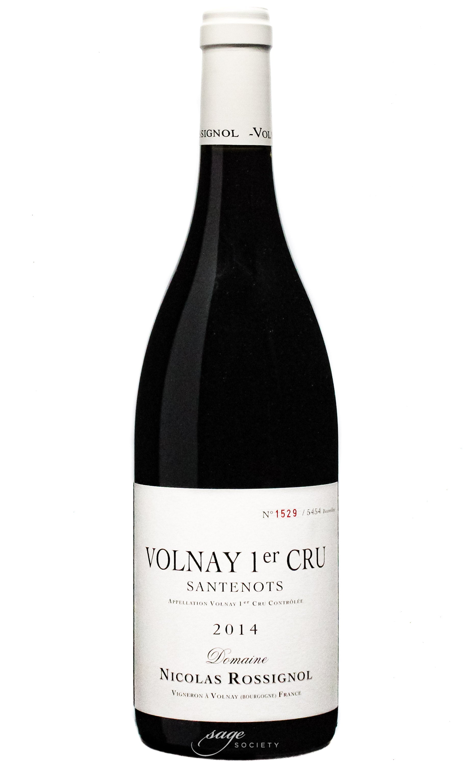 2014 Nicolas Rossignol Volnay 1er Cru Santenots