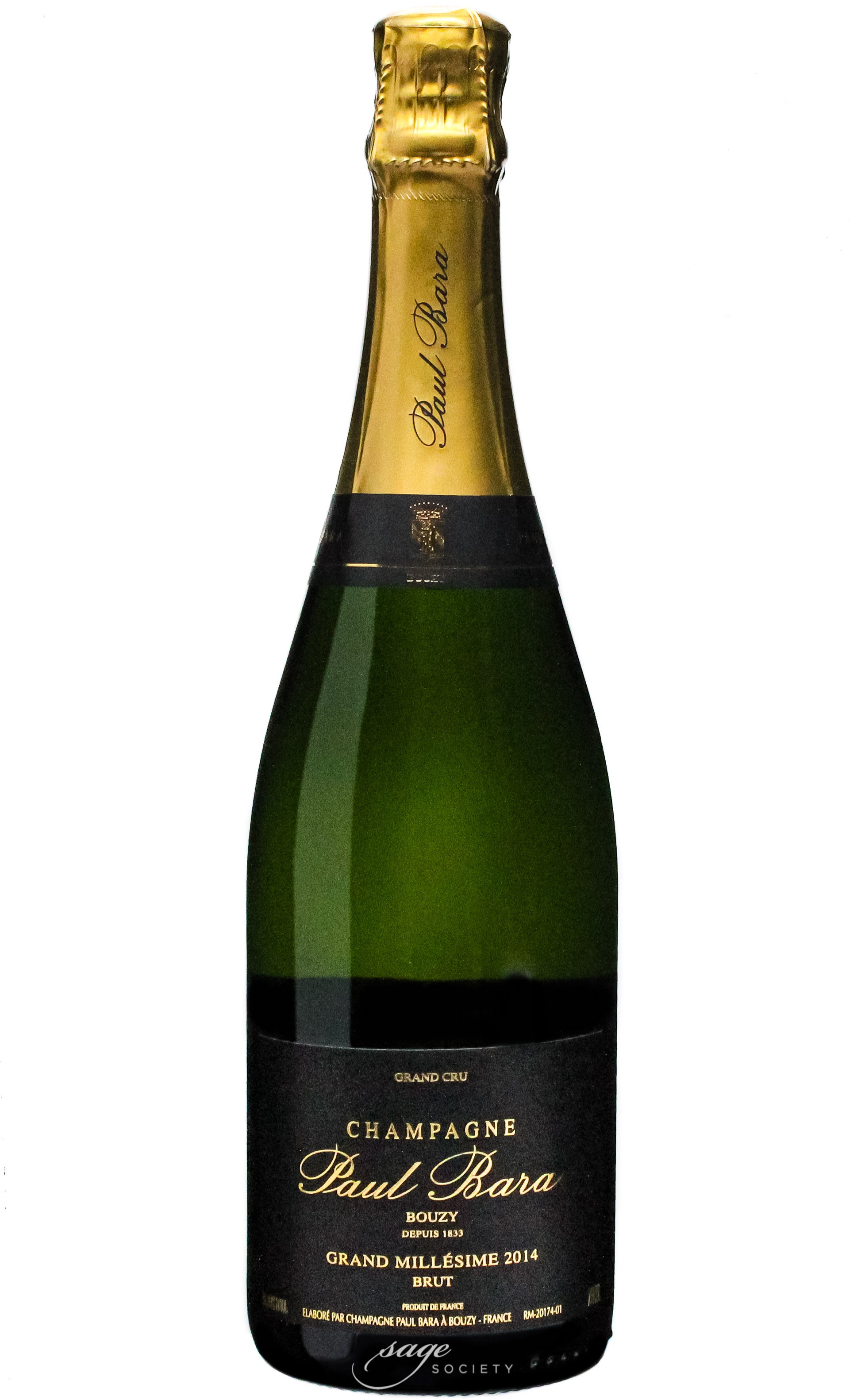 2014 Paul Bara Champagne Grand Cru Brut Millésimé