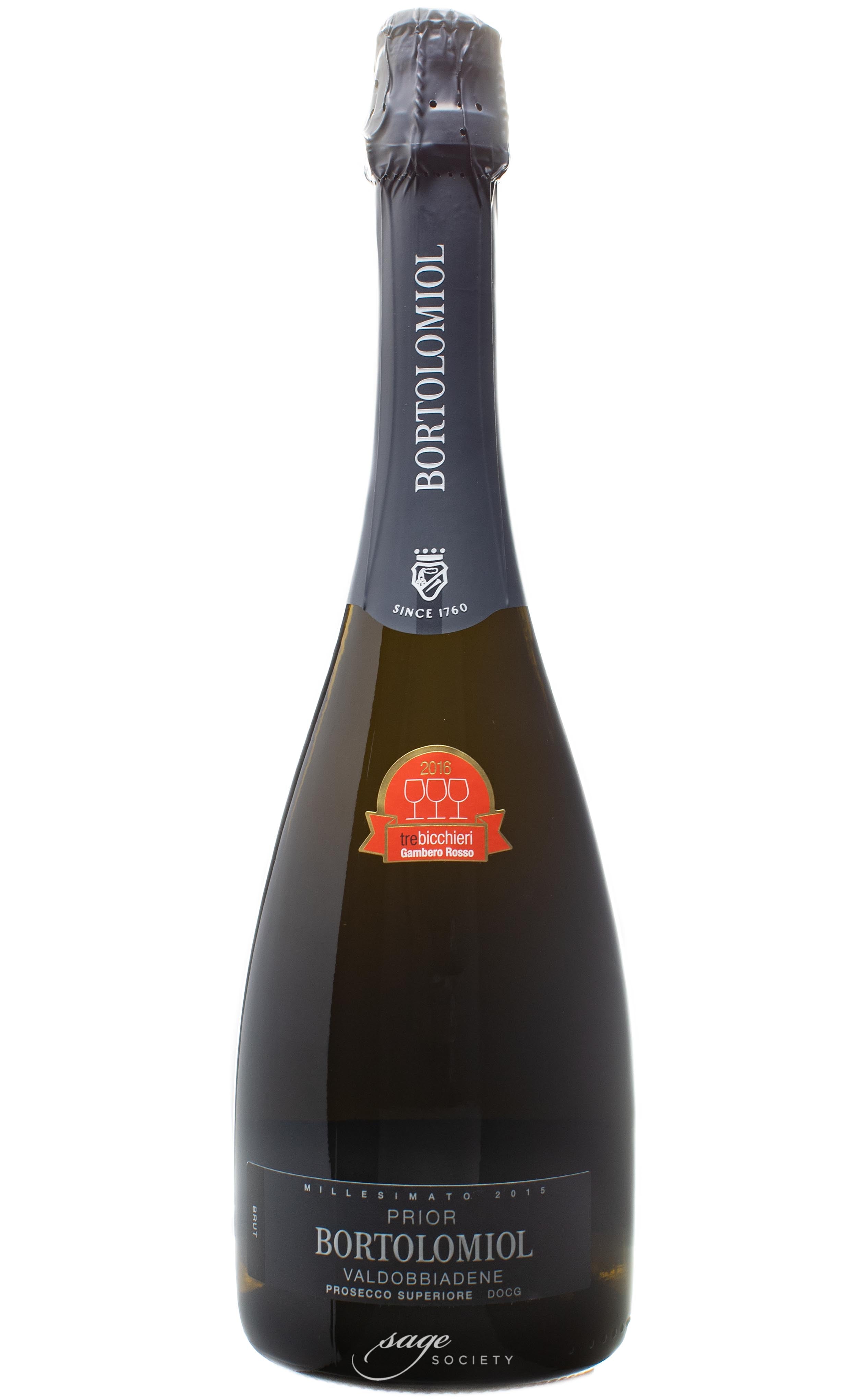 2016 Bortolomiol Valdobbiadene Prosecco Superiore Prior Brut