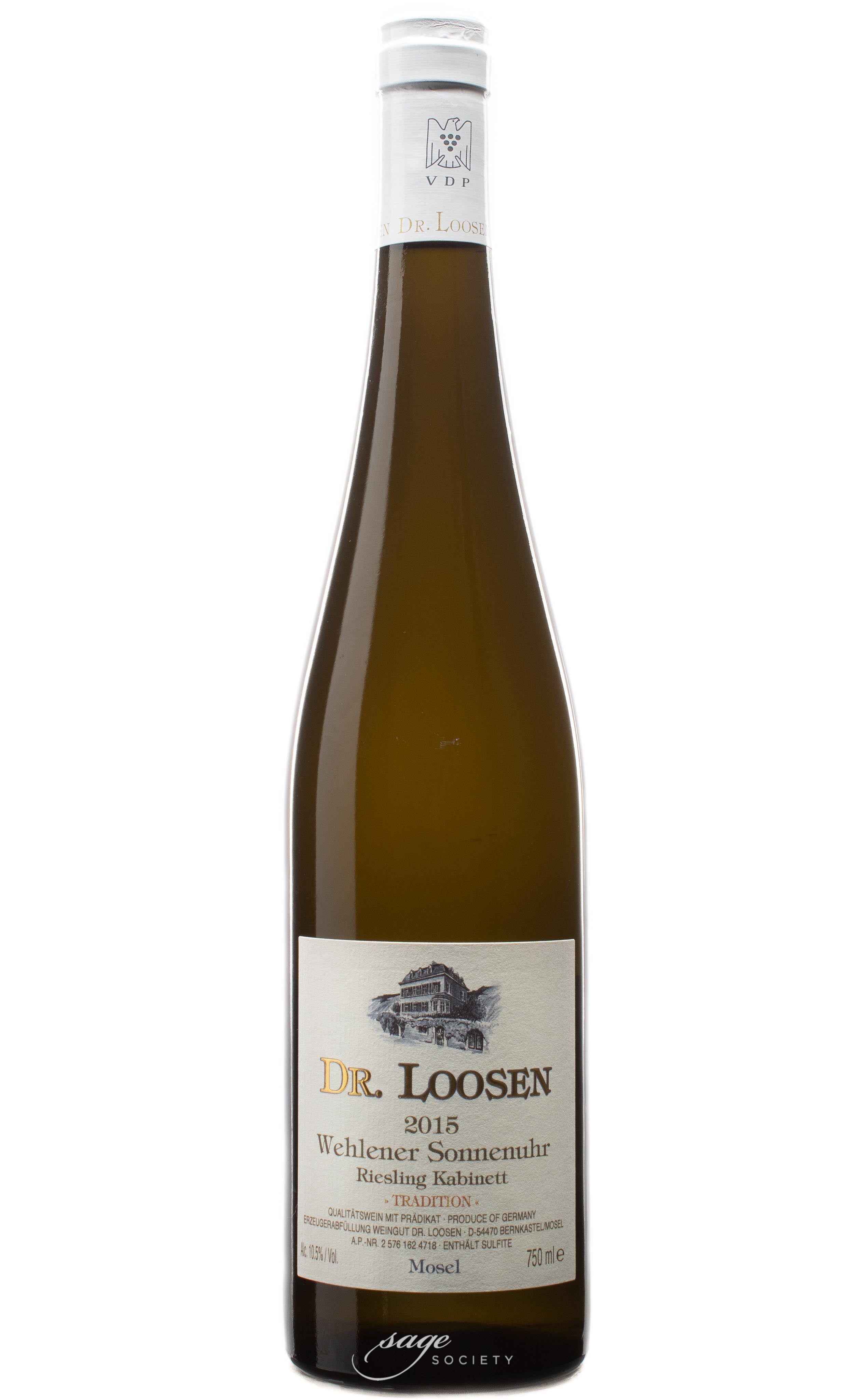 2015 Dr. Loosen Wehlener Sonnenuhr Riesling Kabinett