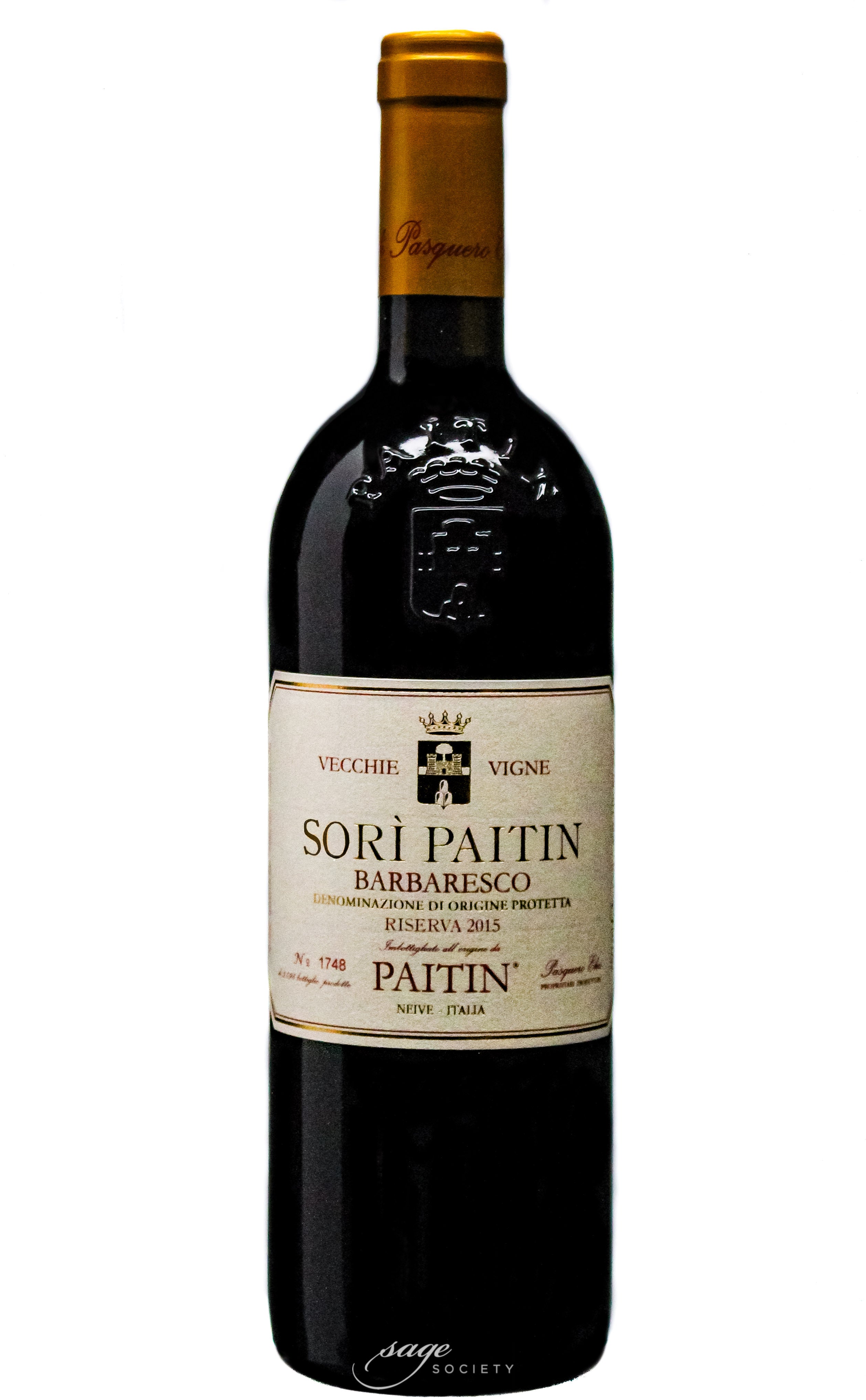2015 Paitin di Pasquero-Elia Barbaresco Vecchie Vigne Riserva Sorì Paitin