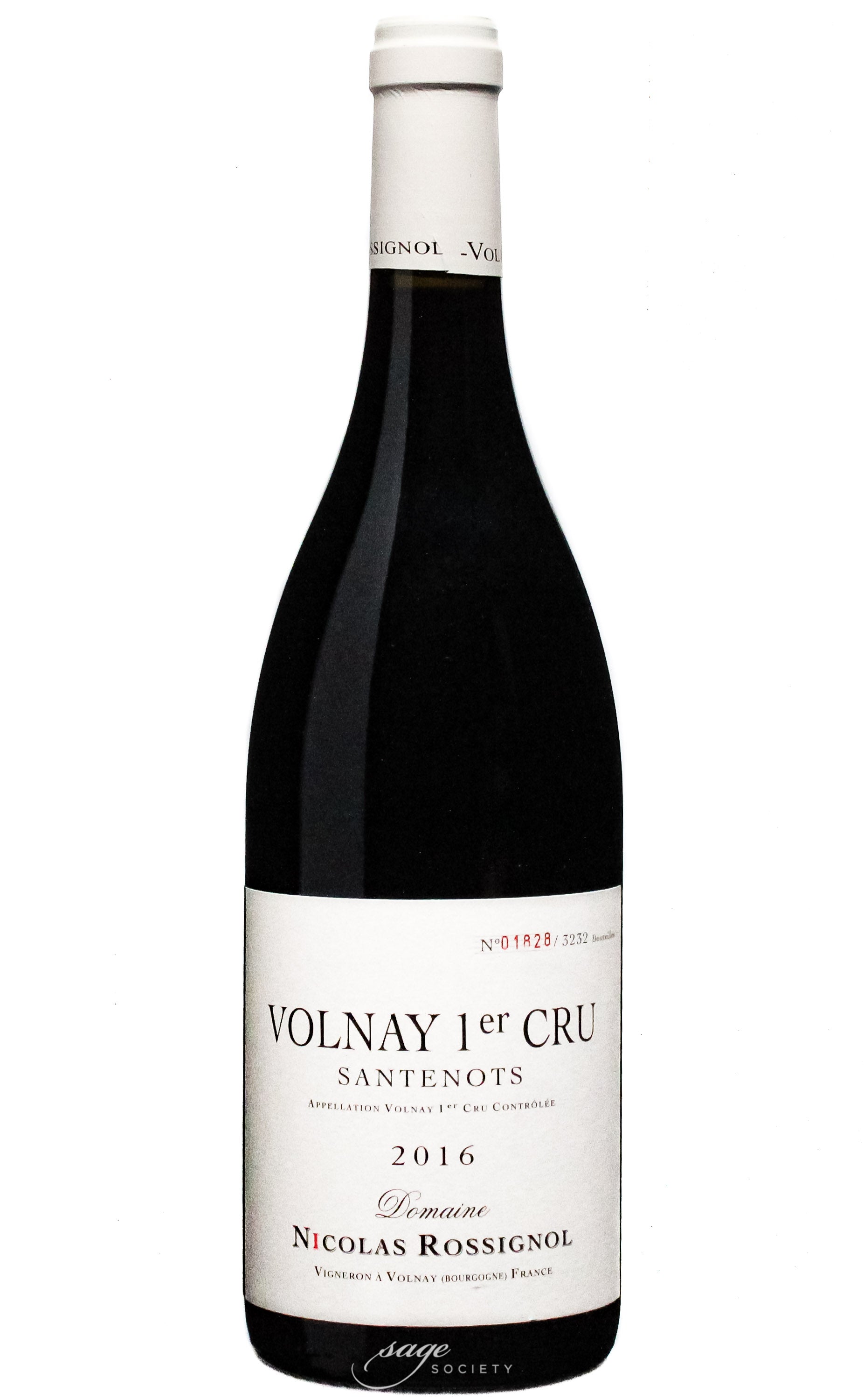 2016 Nicolas Rossignol Volnay 1er Cru Santenots