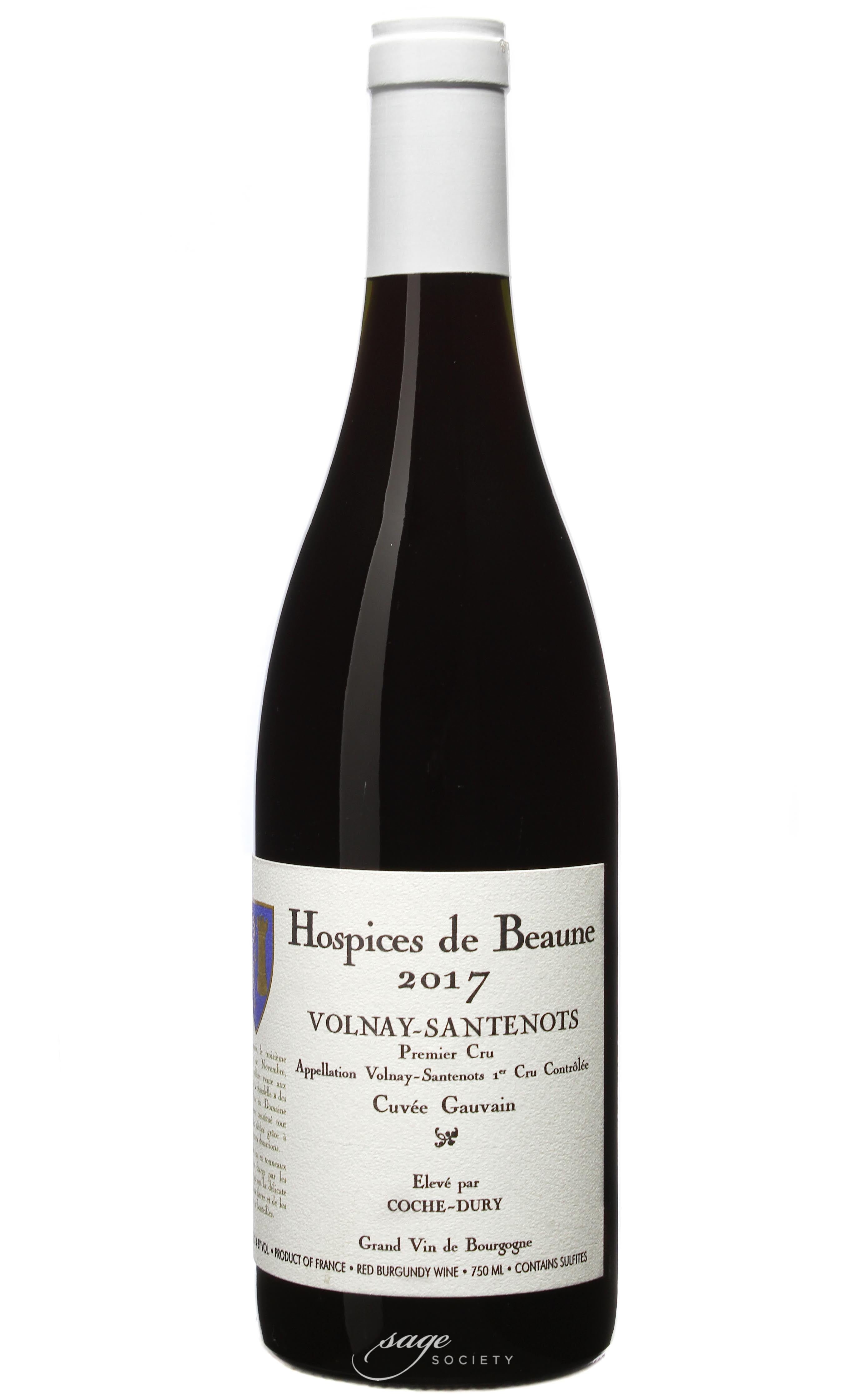 2017 Hospices de Beaune Volnay 1er Cru Santenots Cuvée Gauvain Coche-Dury