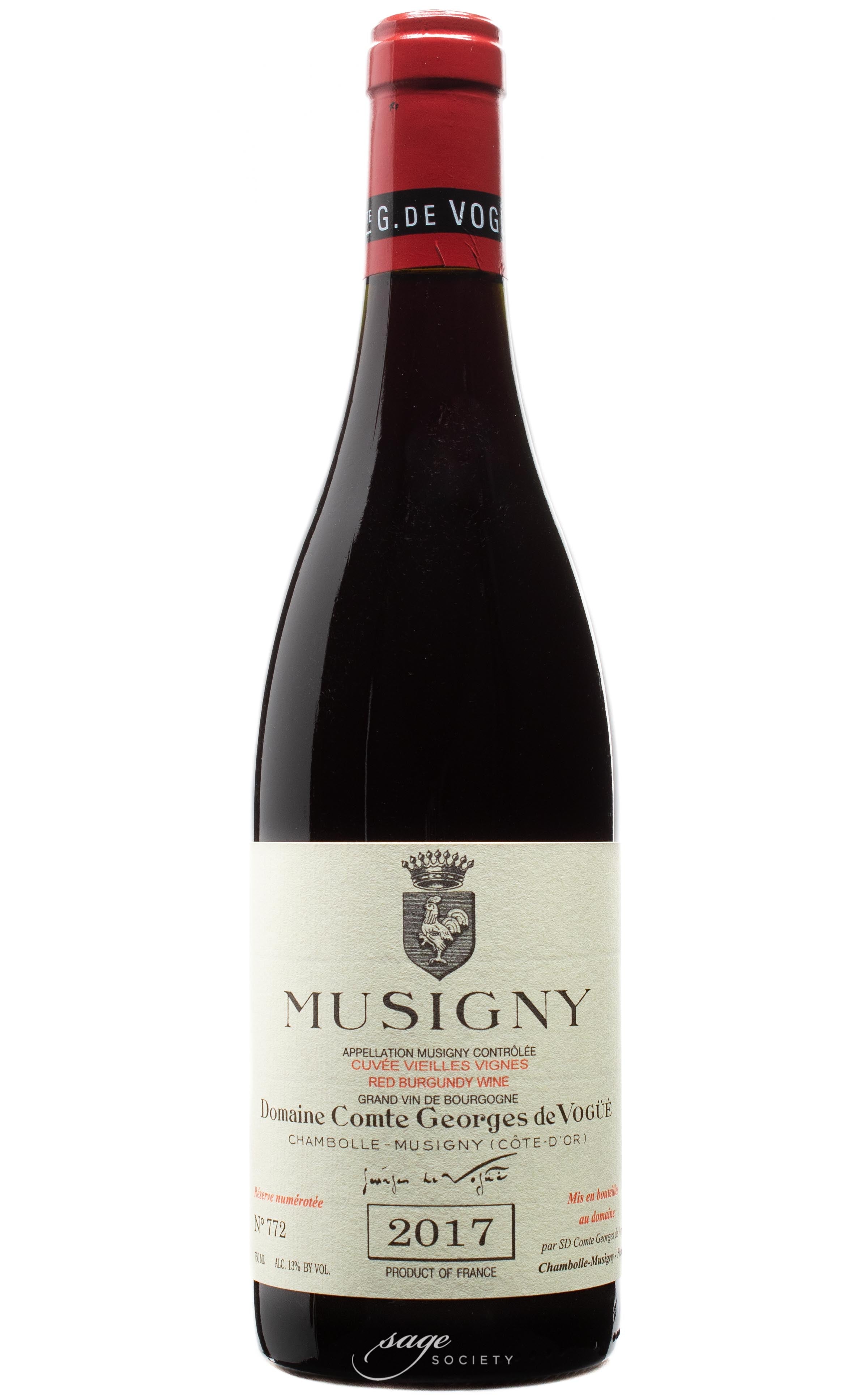 2017 Domaine Comte Georges de Vogüé Musigny Cuvée Vieilles Vignes