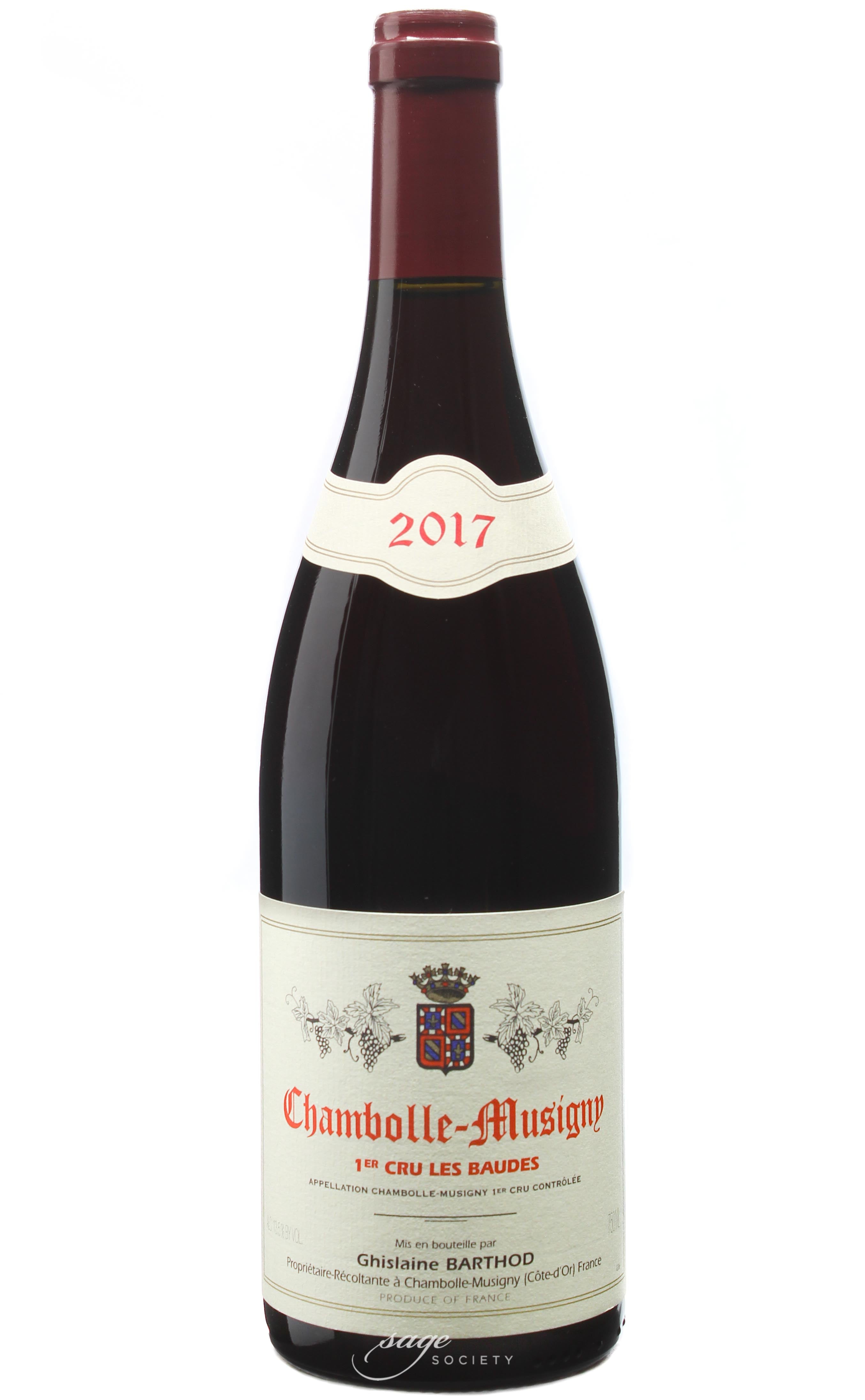 2017 Domaine Ghislaine Barthod Chambolle-Musigny 1er Cru Les Baudes