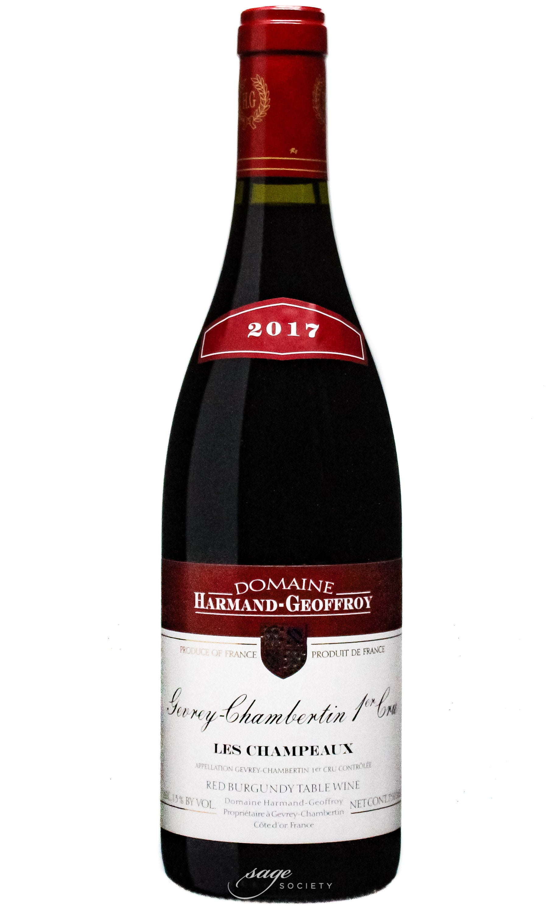 2017 Domaine Harmand-Geoffroy Gevrey-Chambertin 1er Cru Champeaux