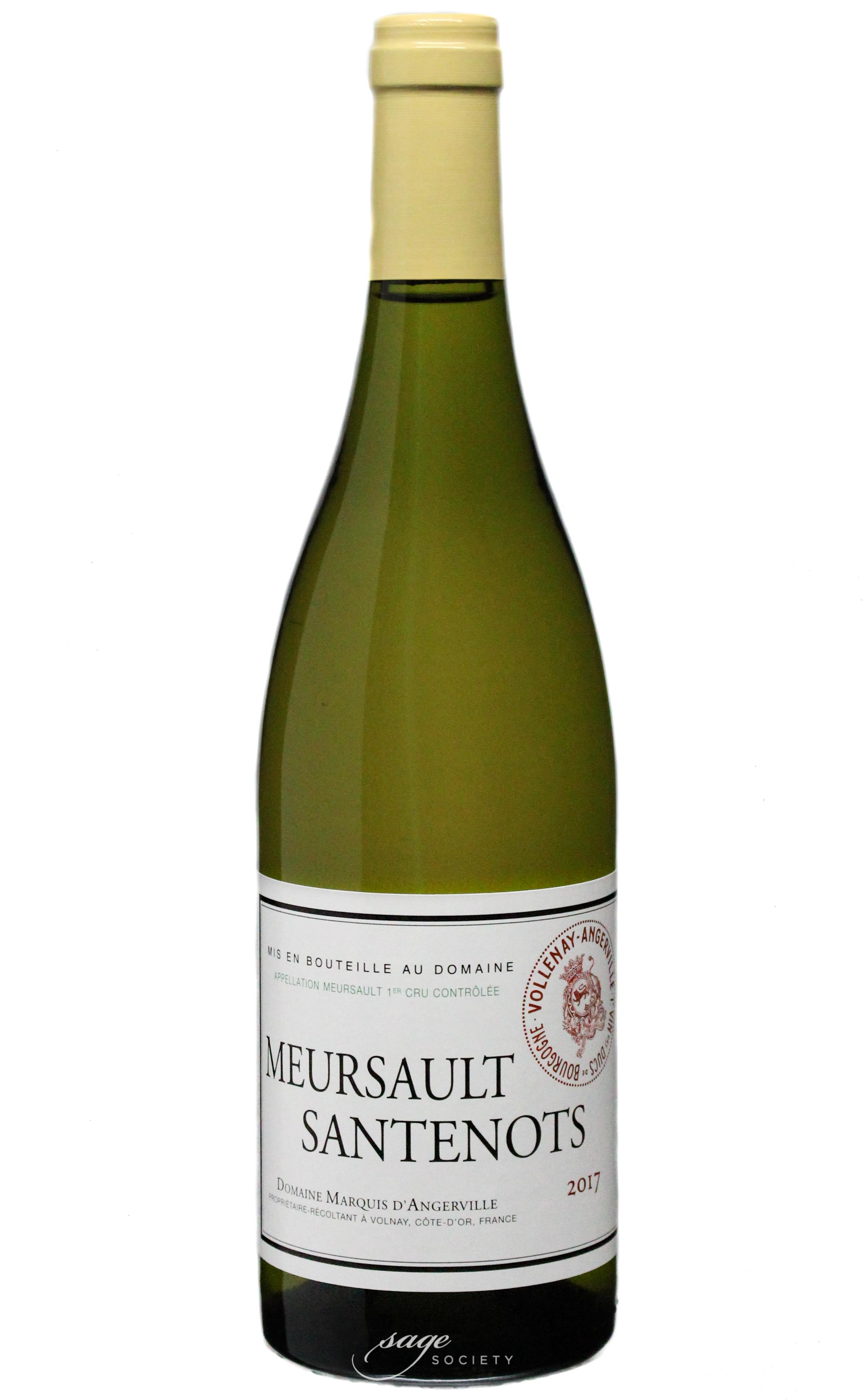2017 Domaine Marquis d'Angerville Meursault 1er Cru Santenots