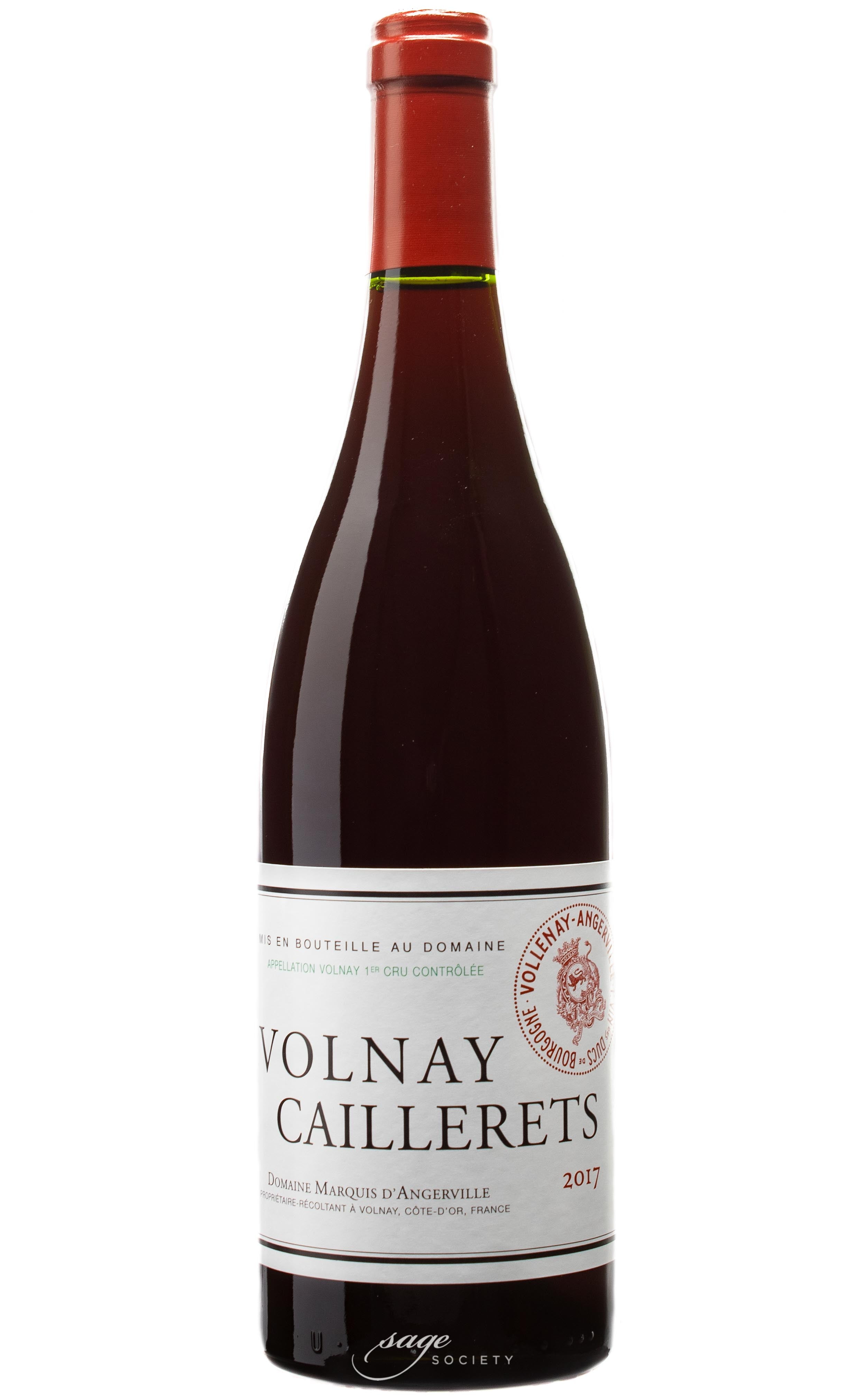 2017 Domaine Marquis d'Angerville Volnay 1er Cru Caillerets