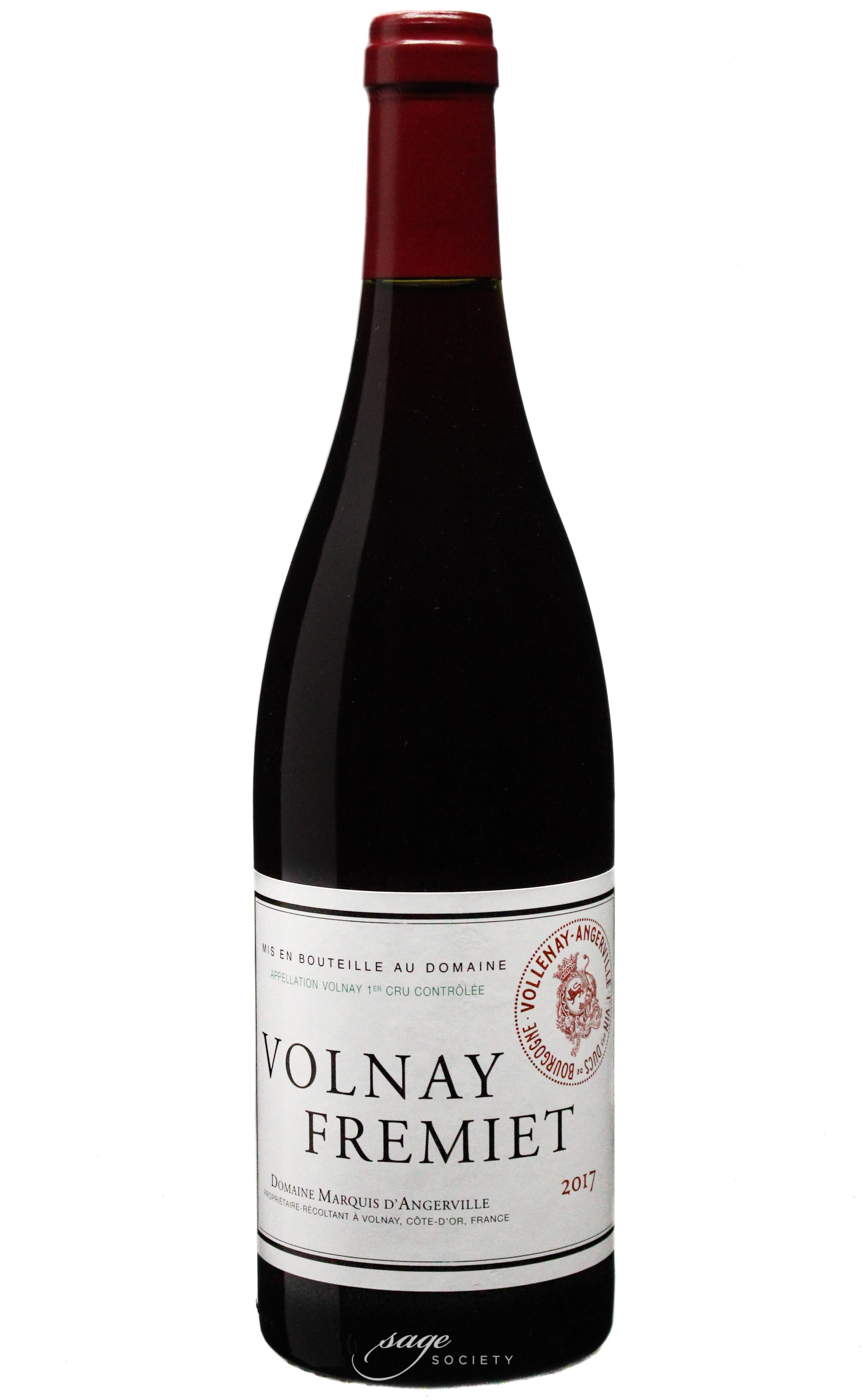 2017 Domaine Marquis d'Angerville Volnay 1er Cru Les Fremiets