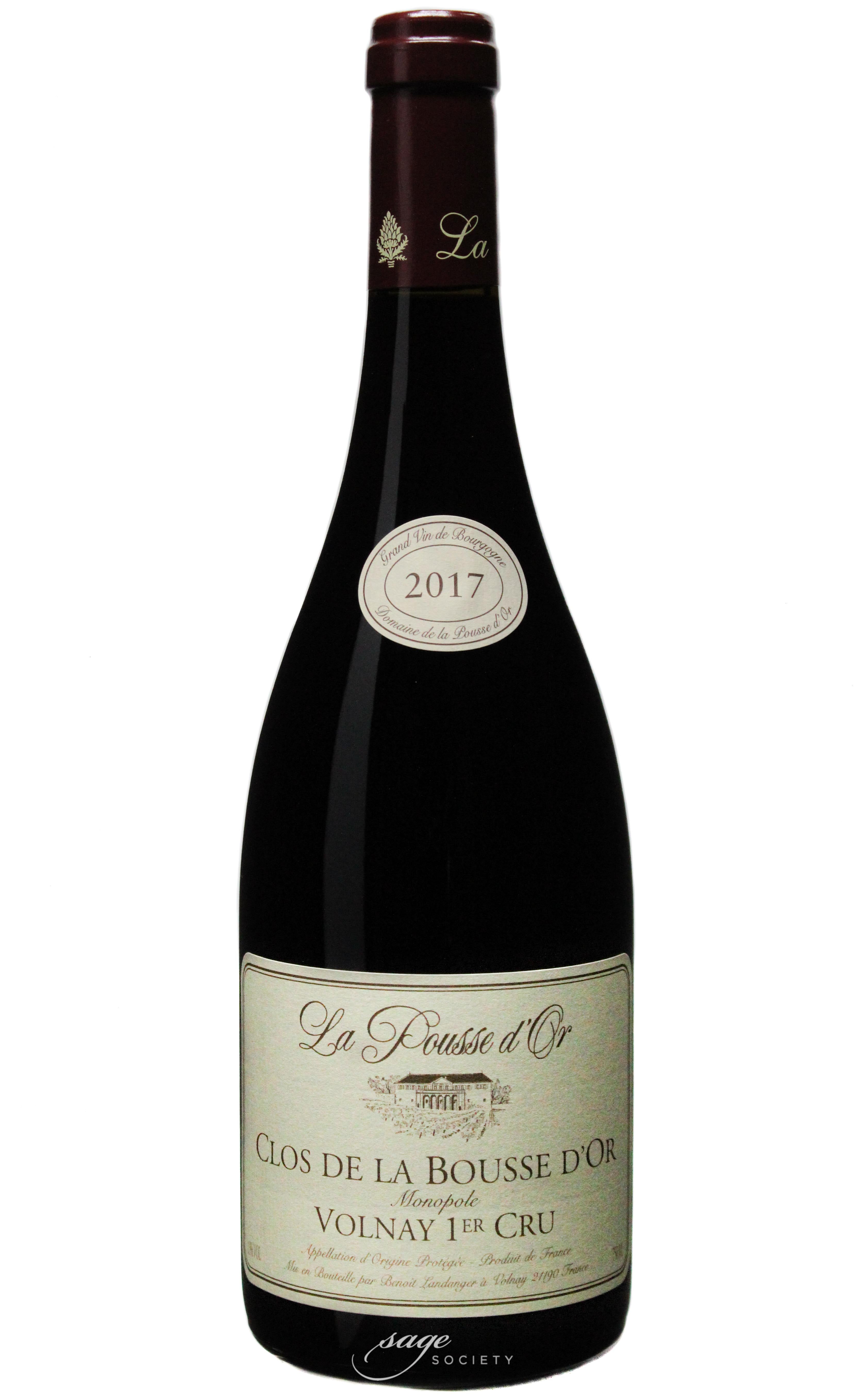 2017 Domaine de la Pousse d'Or Volnay 1er Cru Clos de la Bousse d'Or