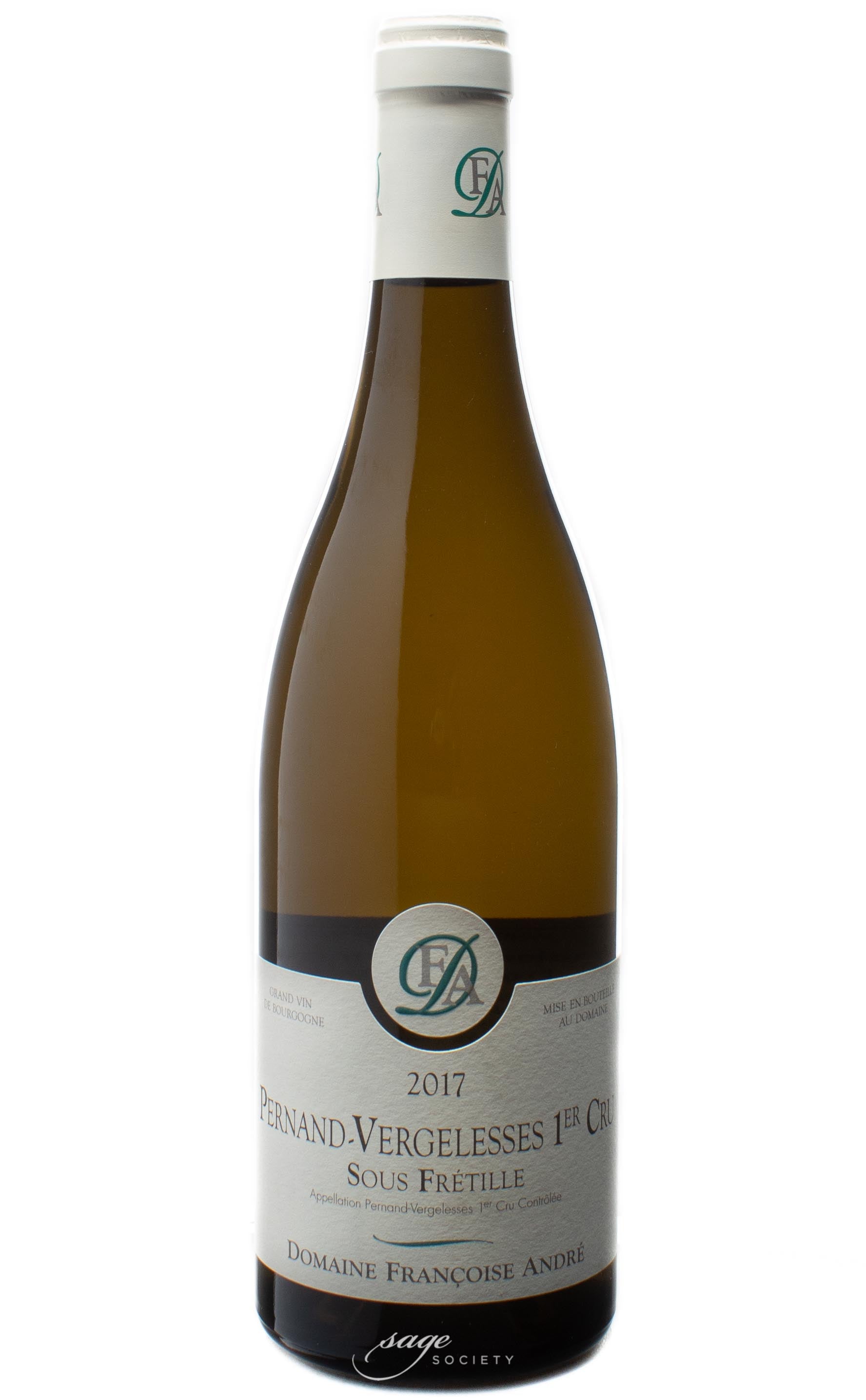 2017 Domaine des Terregelesses (Françoise André) Pernand-Vergelesses 1er Cru Sous Frétille
