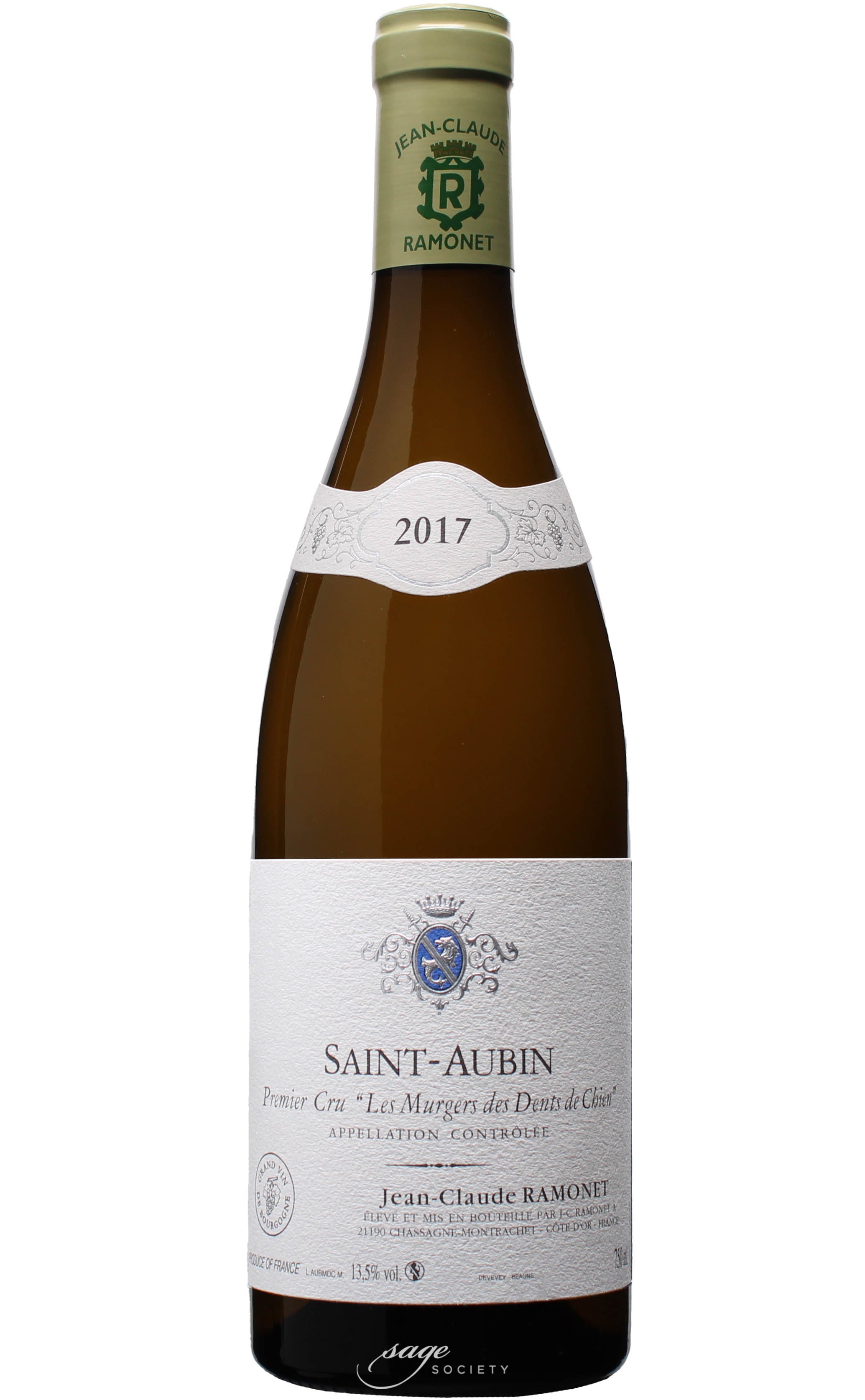 2017 Jean-Claude Ramonet Saint-Aubin 1er Cru Les Murgers des Dents de Chien Blanc