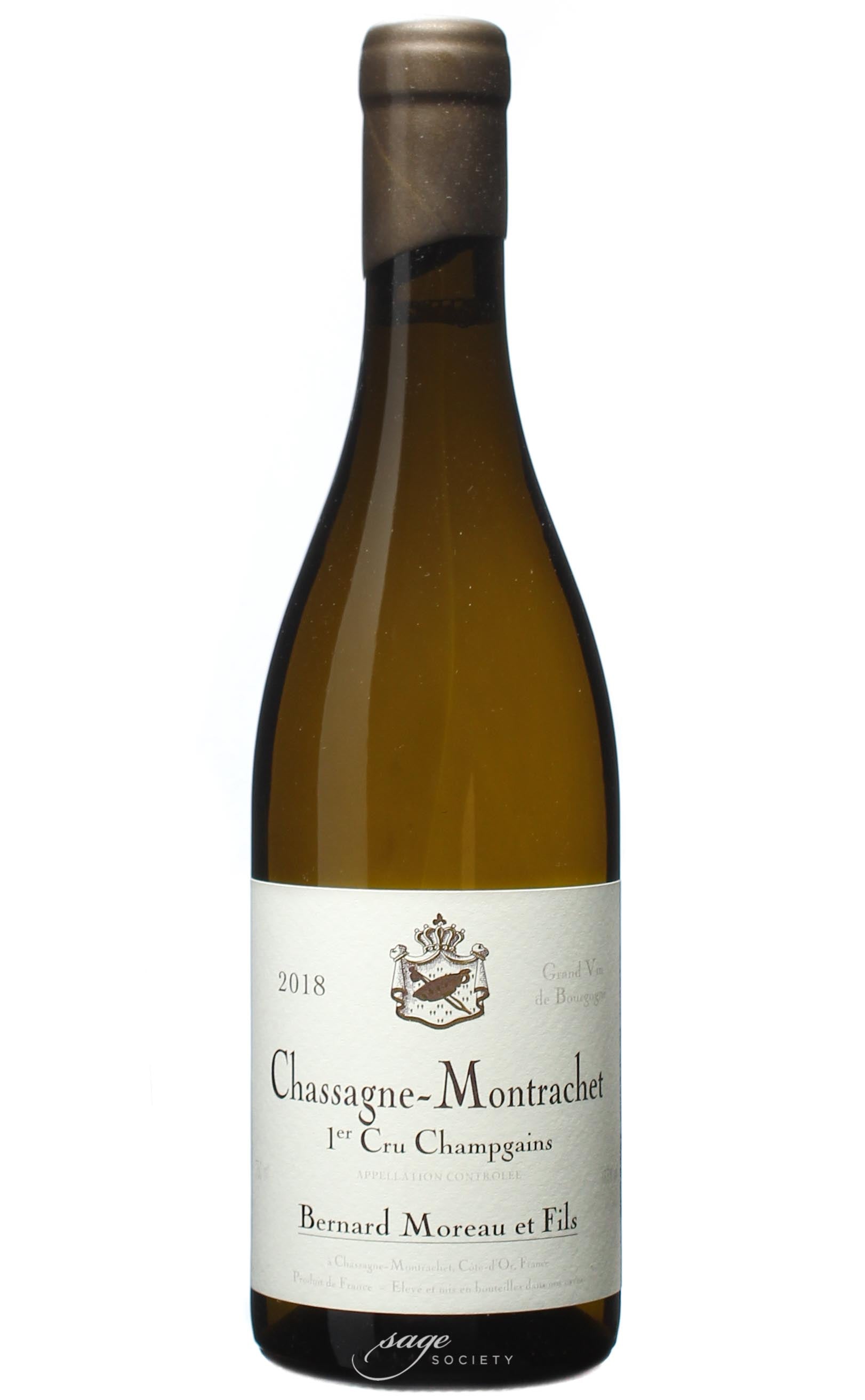 2018 Domaine Bernard Moreau et Fils Chassagne-Montrachet 1er Cru Les Champs-Gain