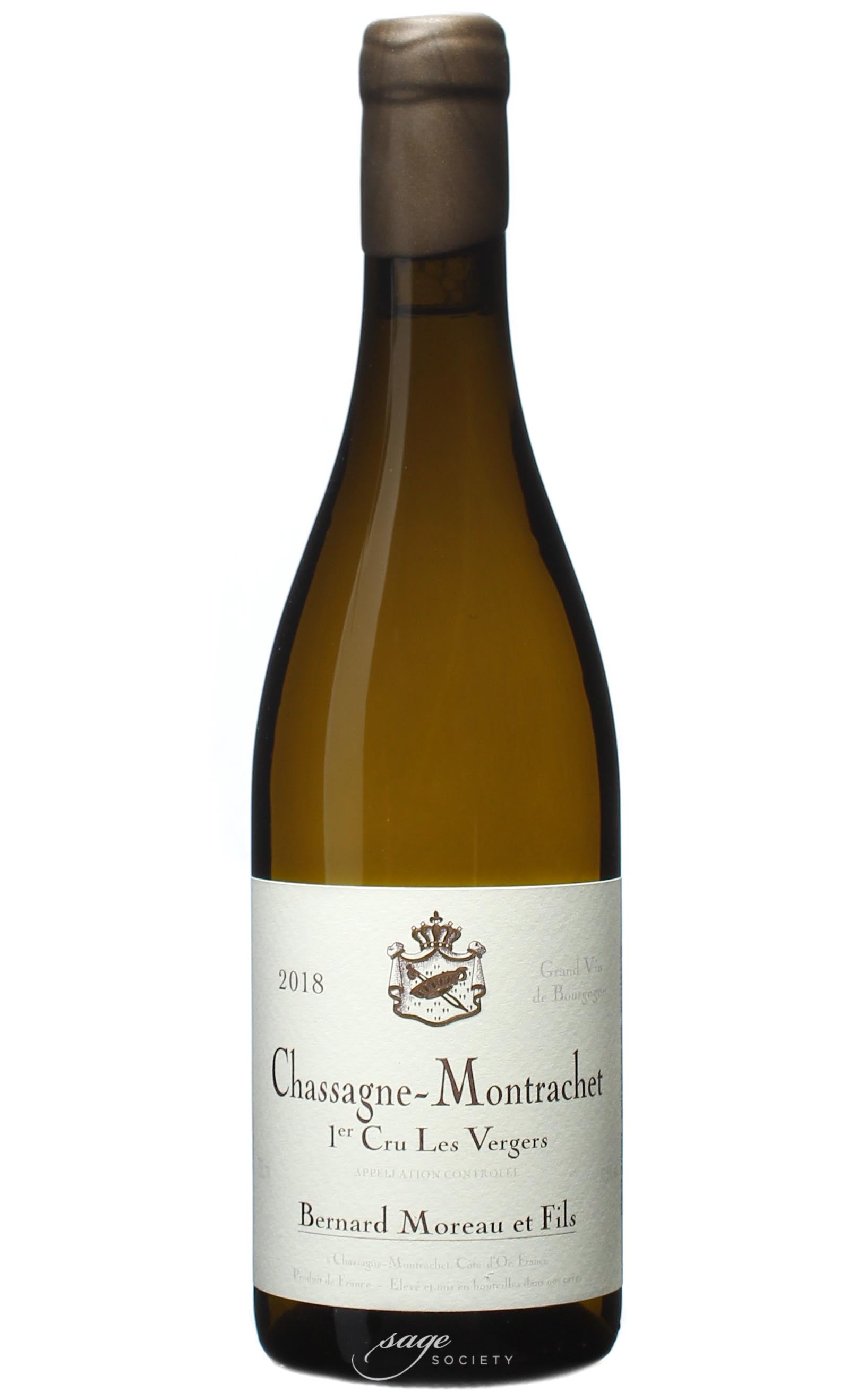 2018 Domaine Bernard Moreau et Fils Chassagne-Montrachet 1er Cru Les Vergers