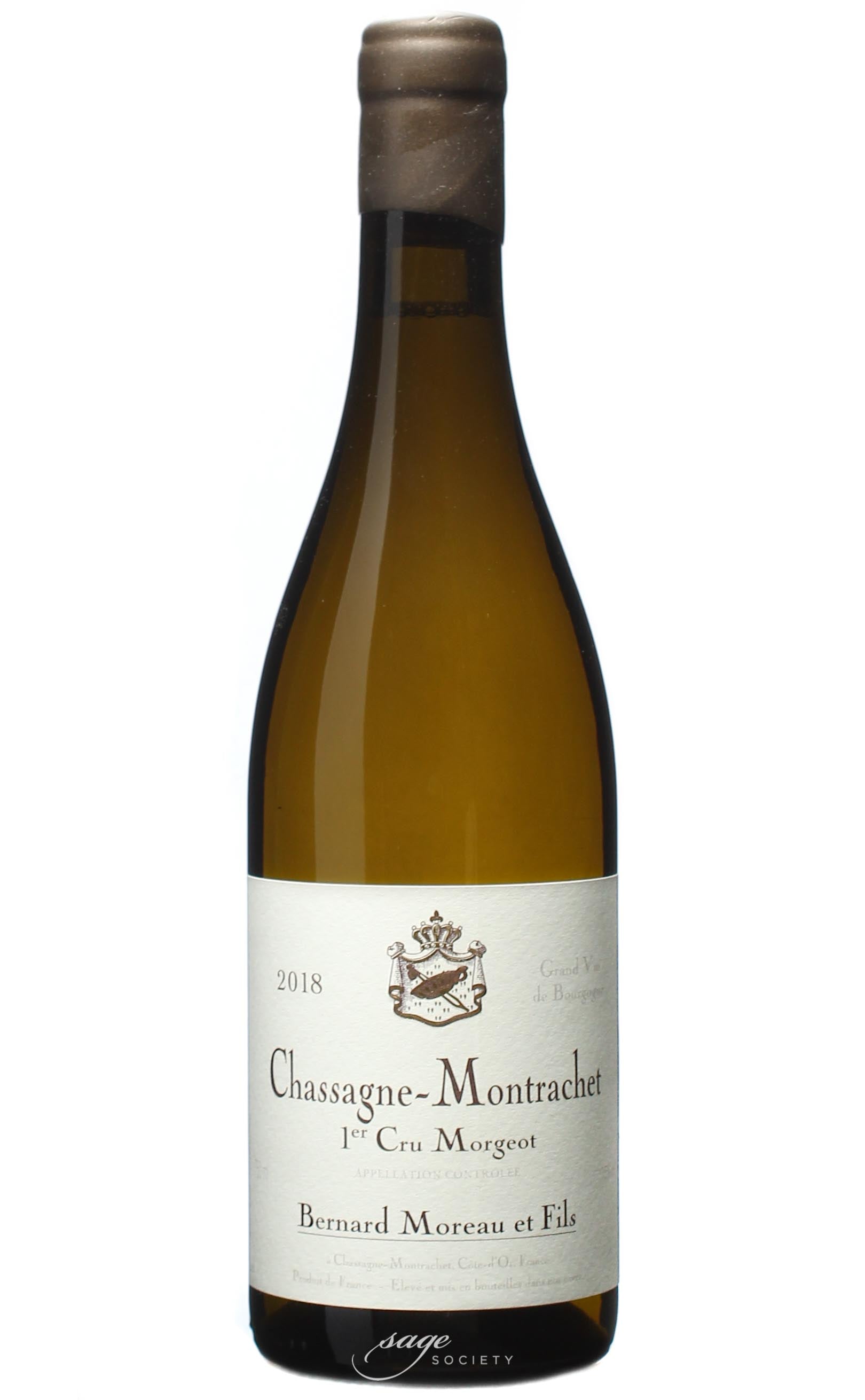 2018 Domaine Bernard Moreau et Fils Chassagne-Montrachet 1er Cru Morgeot