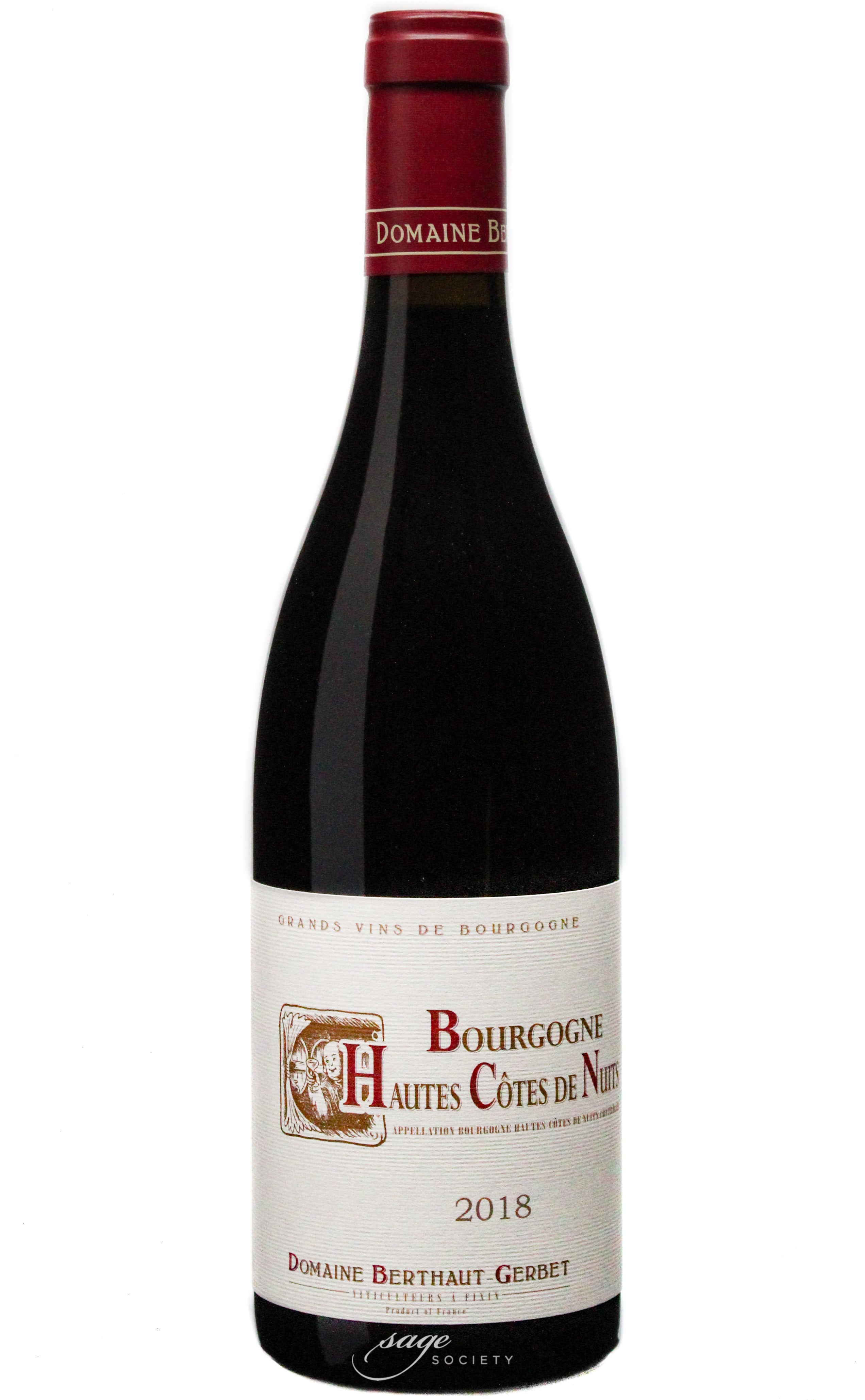 2018 Domaine Berthaut-Gerbet Bourgogne Hautes-Côtes de Nuits
