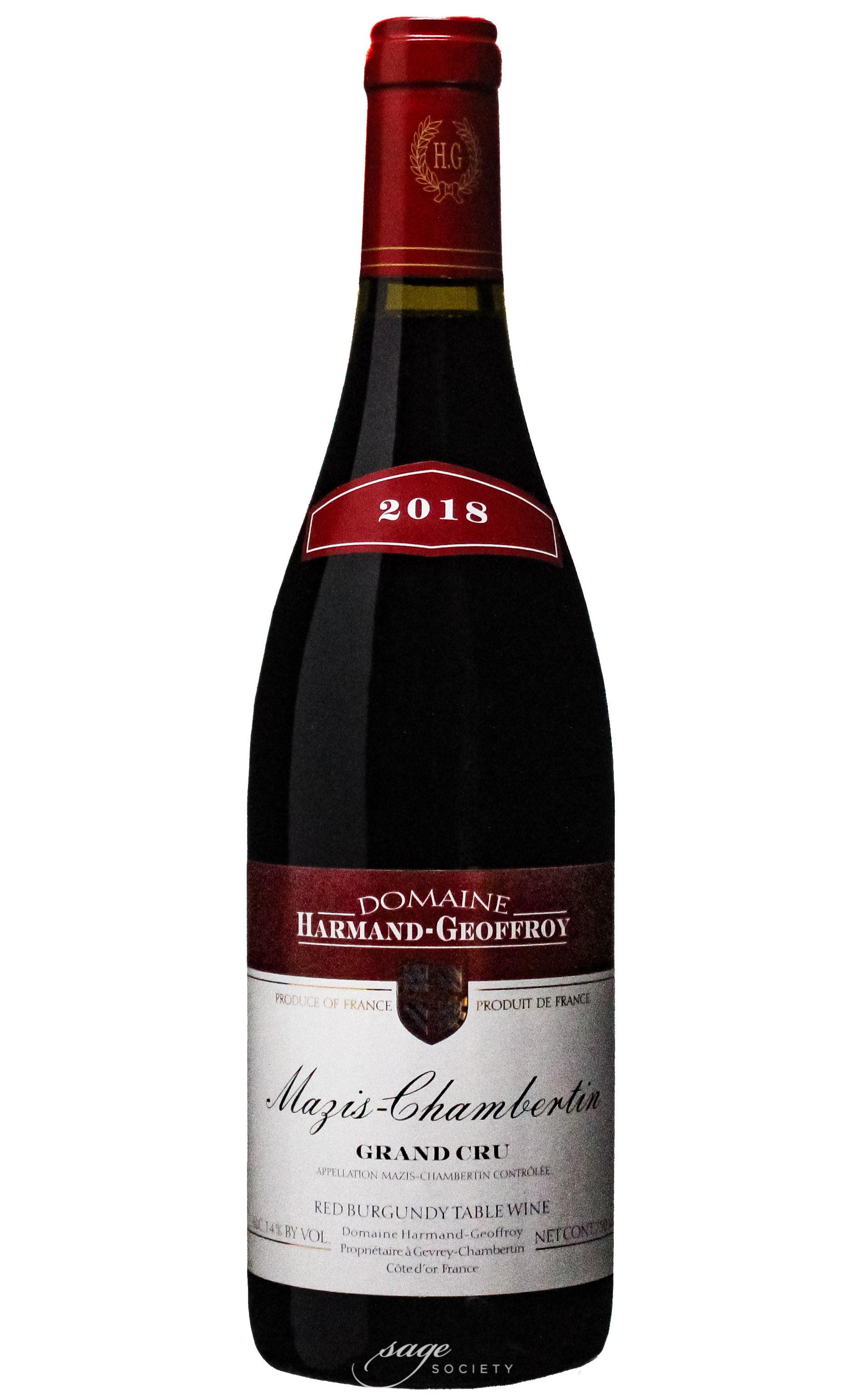 2018 Domaine Harmand-Geoffroy Mazis-Chambertin