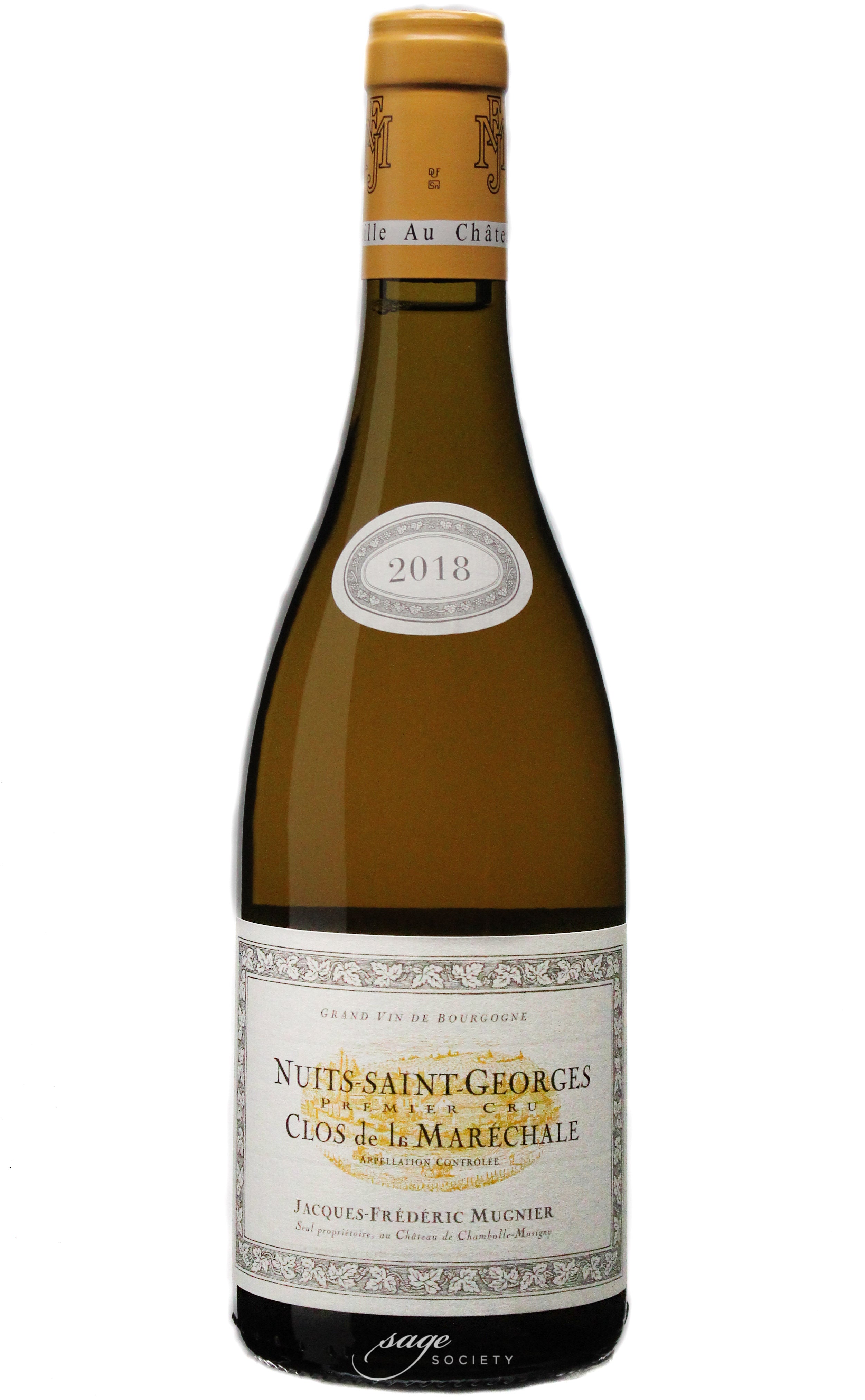 2018 Domaine Jacques-Frédéric Mugnier Nuits St. Georges 1er Cru Clos de la Maréchale Blanc