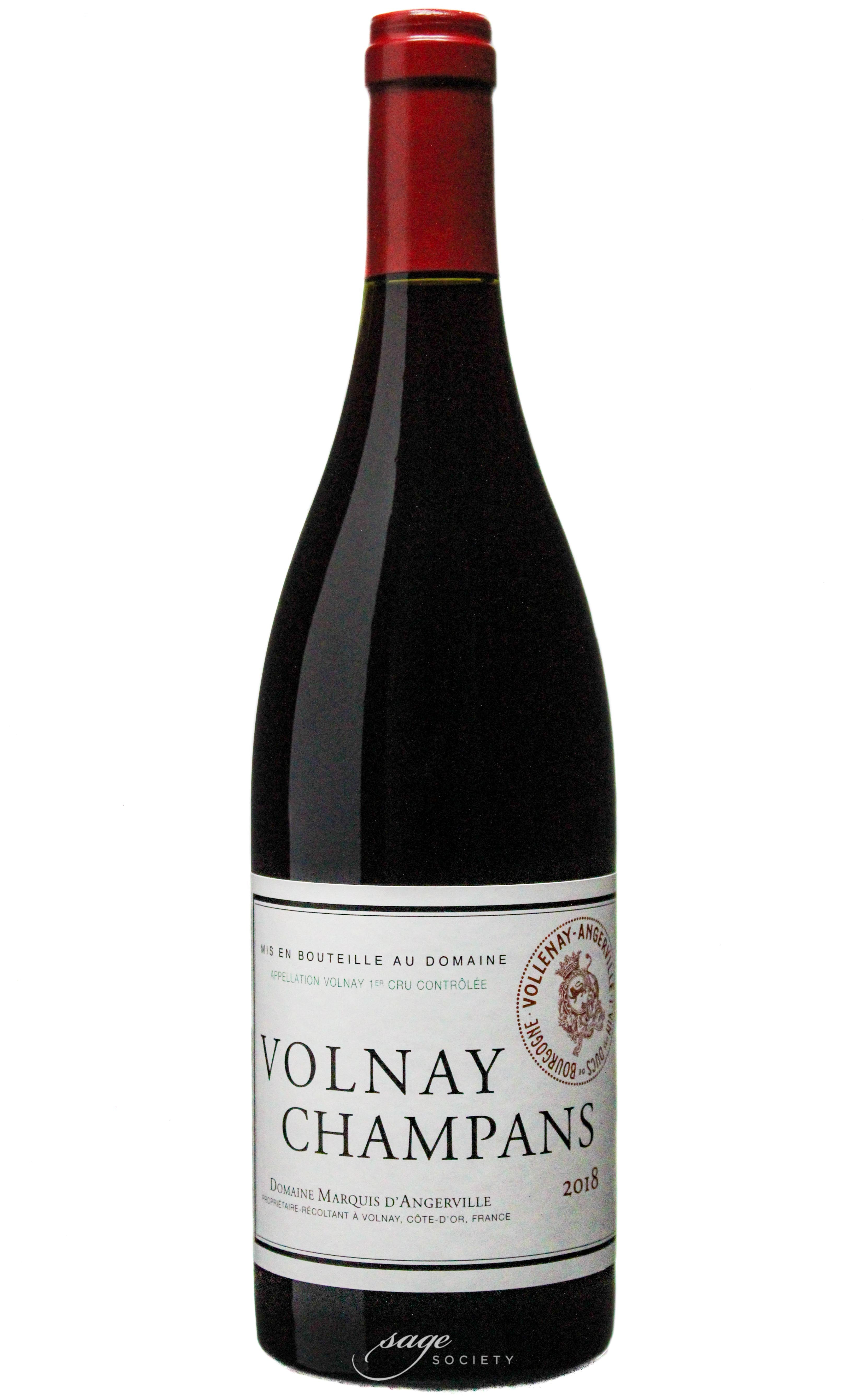 2018 Domaine Marquis d'Angerville Volnay 1er Cru Champans