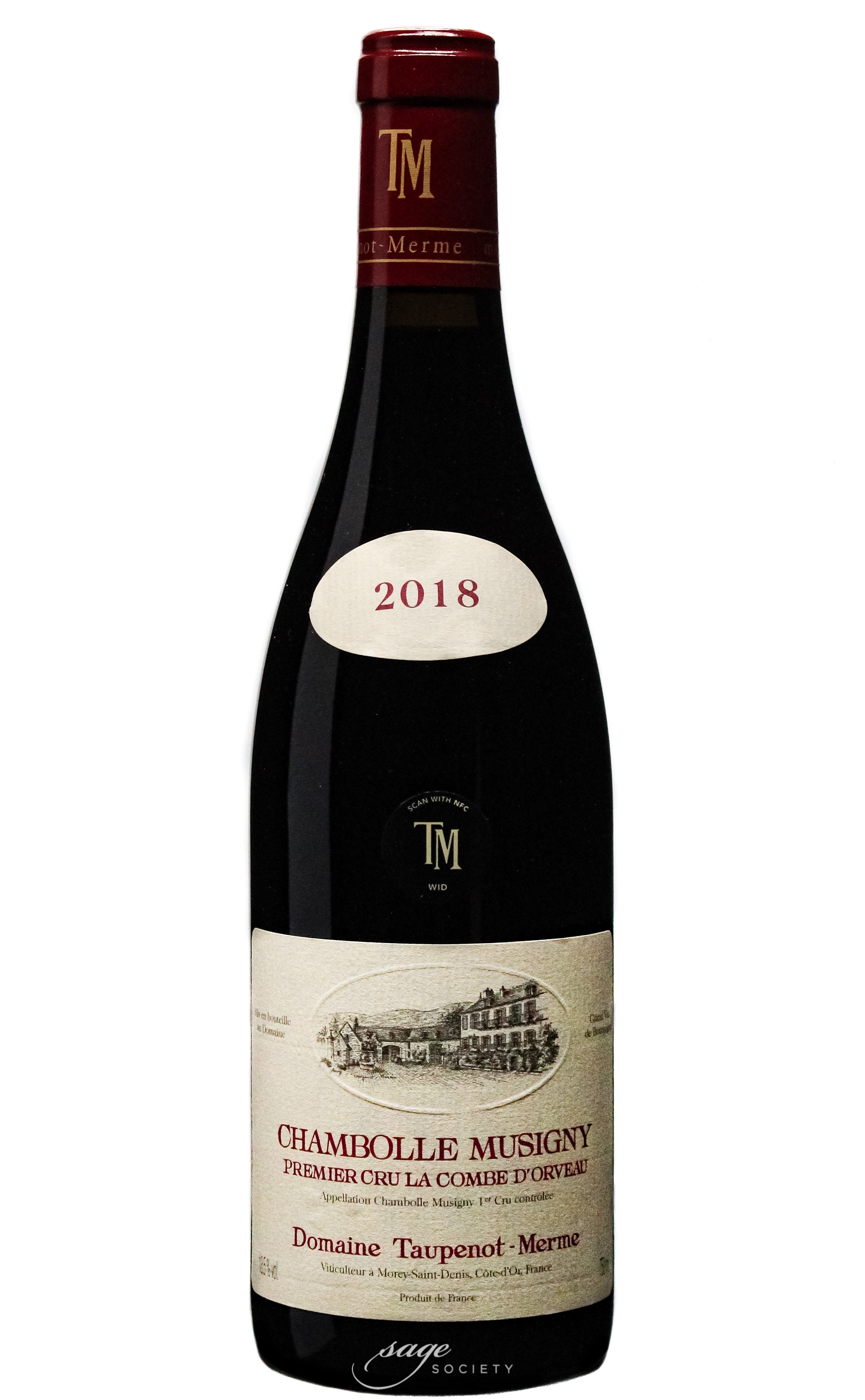2018 Domaine Taupenot-Merme Chambolle-Musigny 1er Cru La Combe d'Orveau