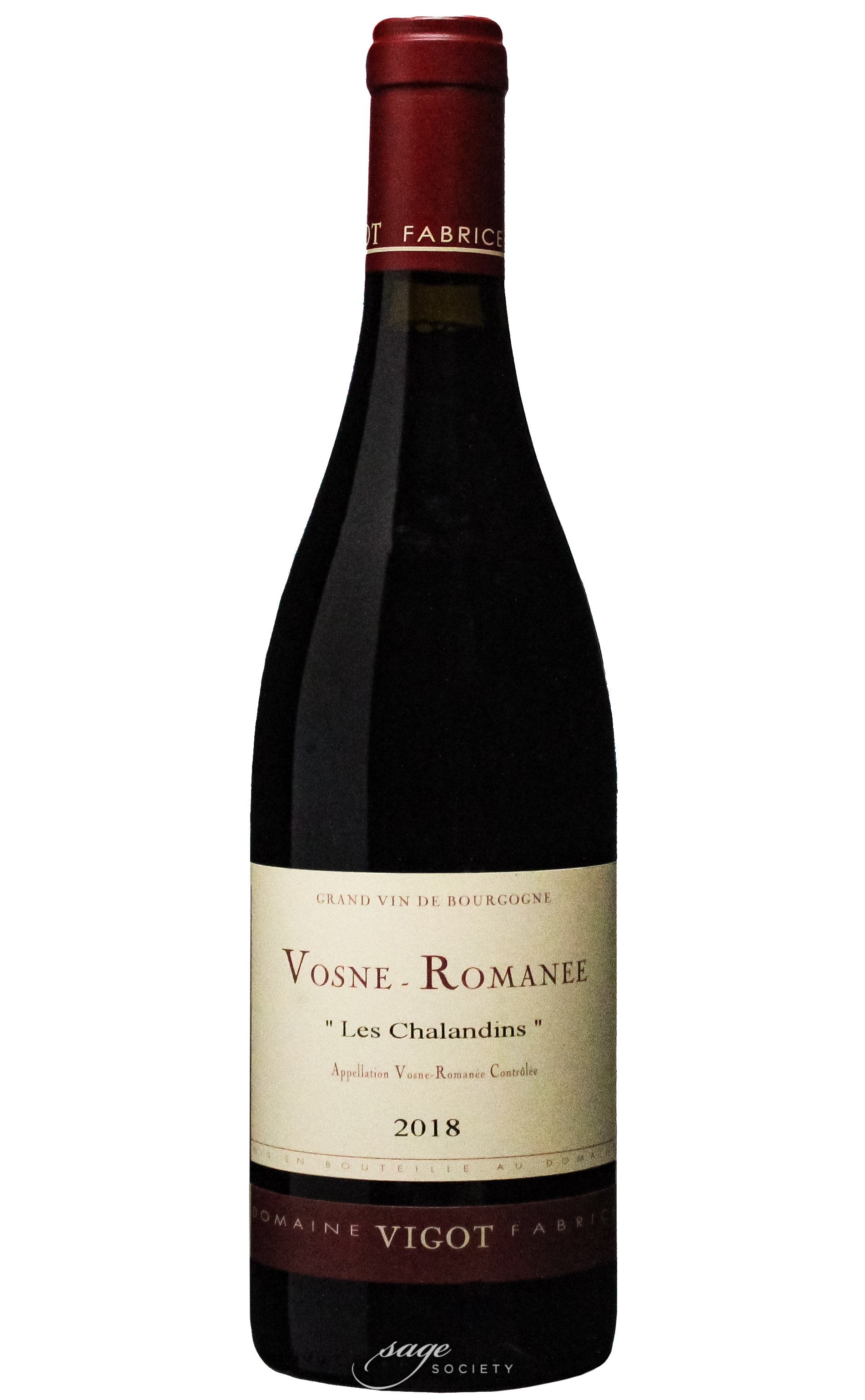 2018 Domaine Vigot Fabrice Vosne-Romanée Les Chalandins