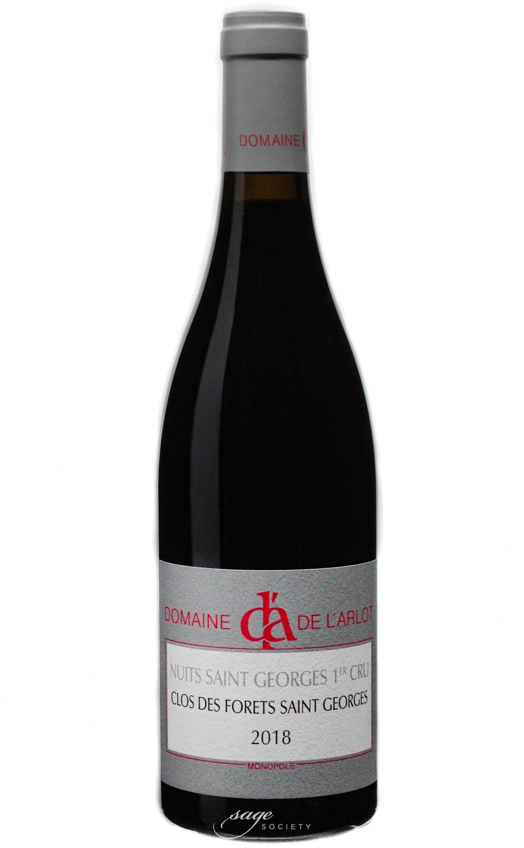 2018 Domaine de L'Arlot Nuits St. Georges 1er Cru Clos des Forêts St. Georges