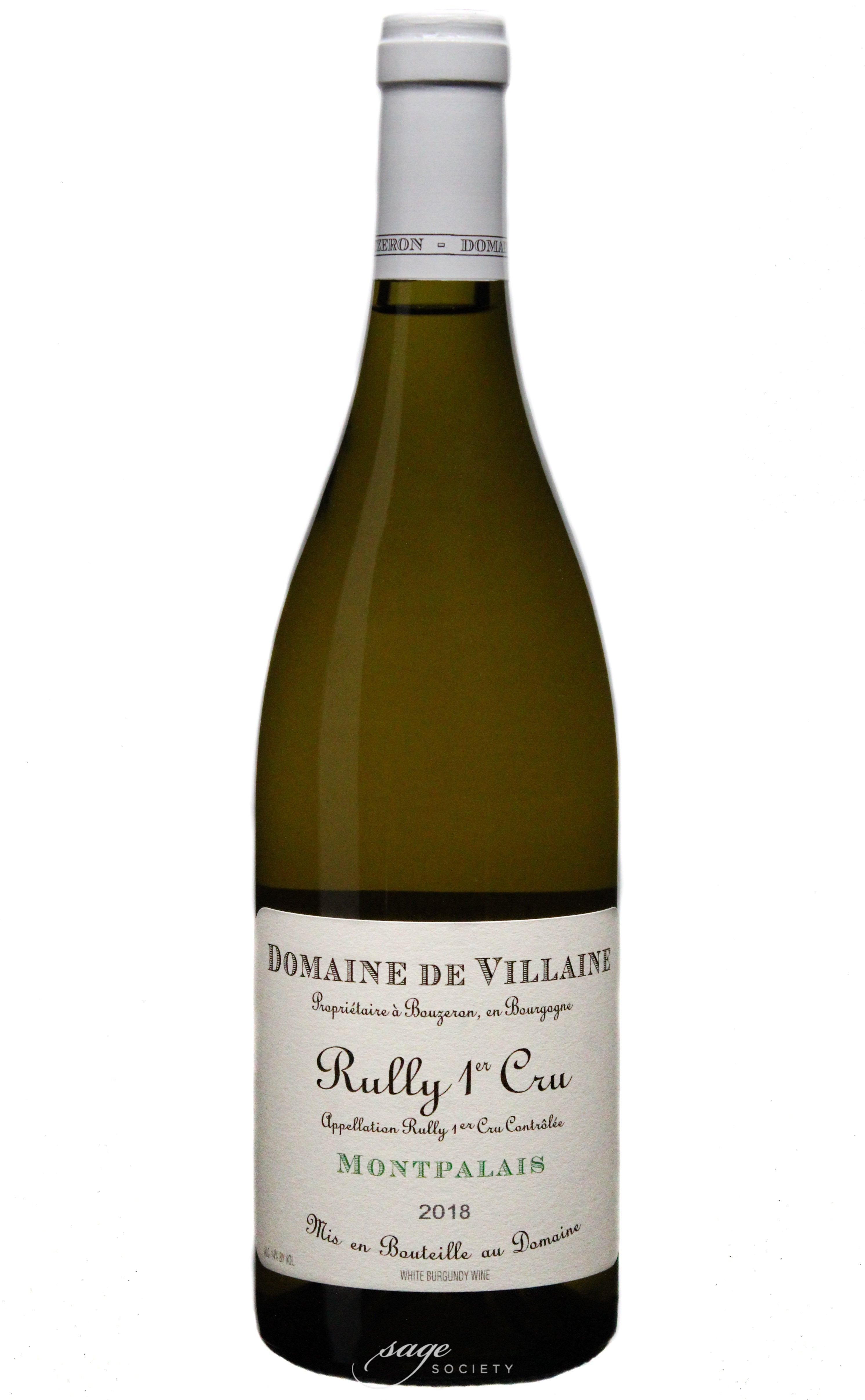 2018 A. et P. de Villaine Rully 1er Cru Montpalais Blanc