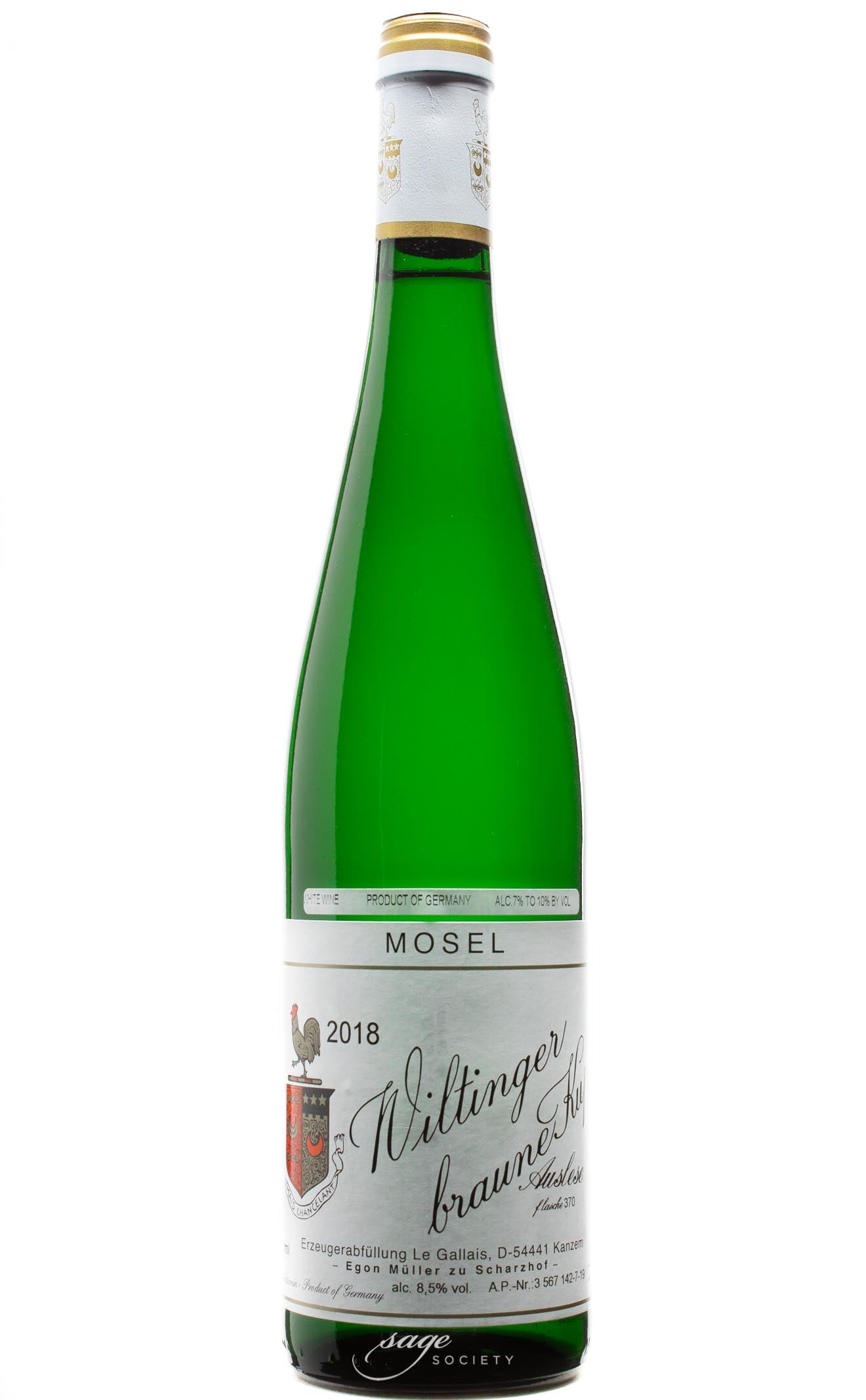 2018 Egon Müller/Le Gallais Wiltinger Braune Kupp Riesling Auslese