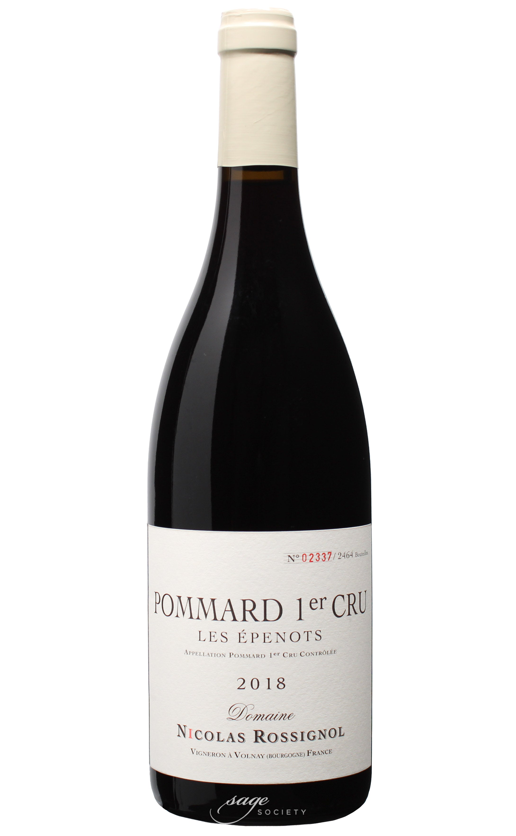 2018 Nicolas Rossignol Pommard 1er Cru Les Épenots