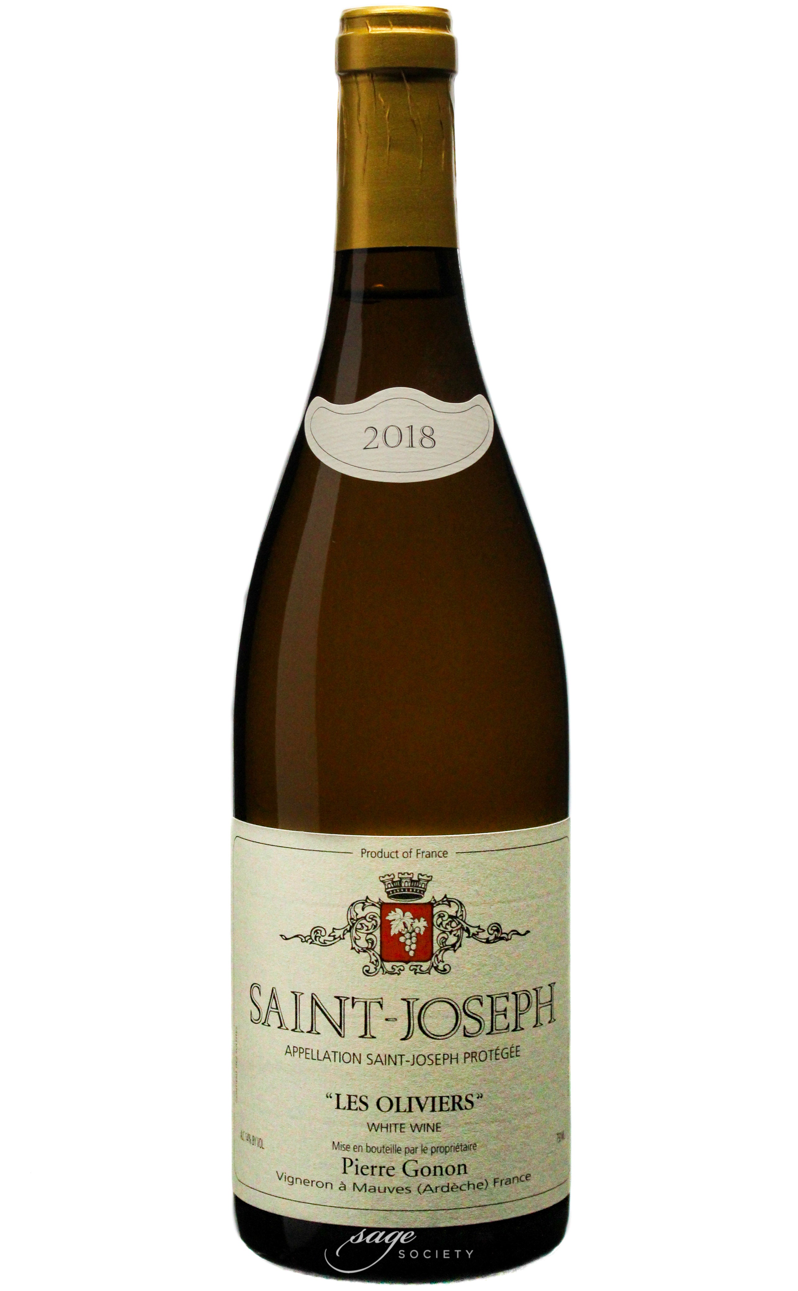 2018 Pierre Gonon St. Joseph Blanc Les Oliviers