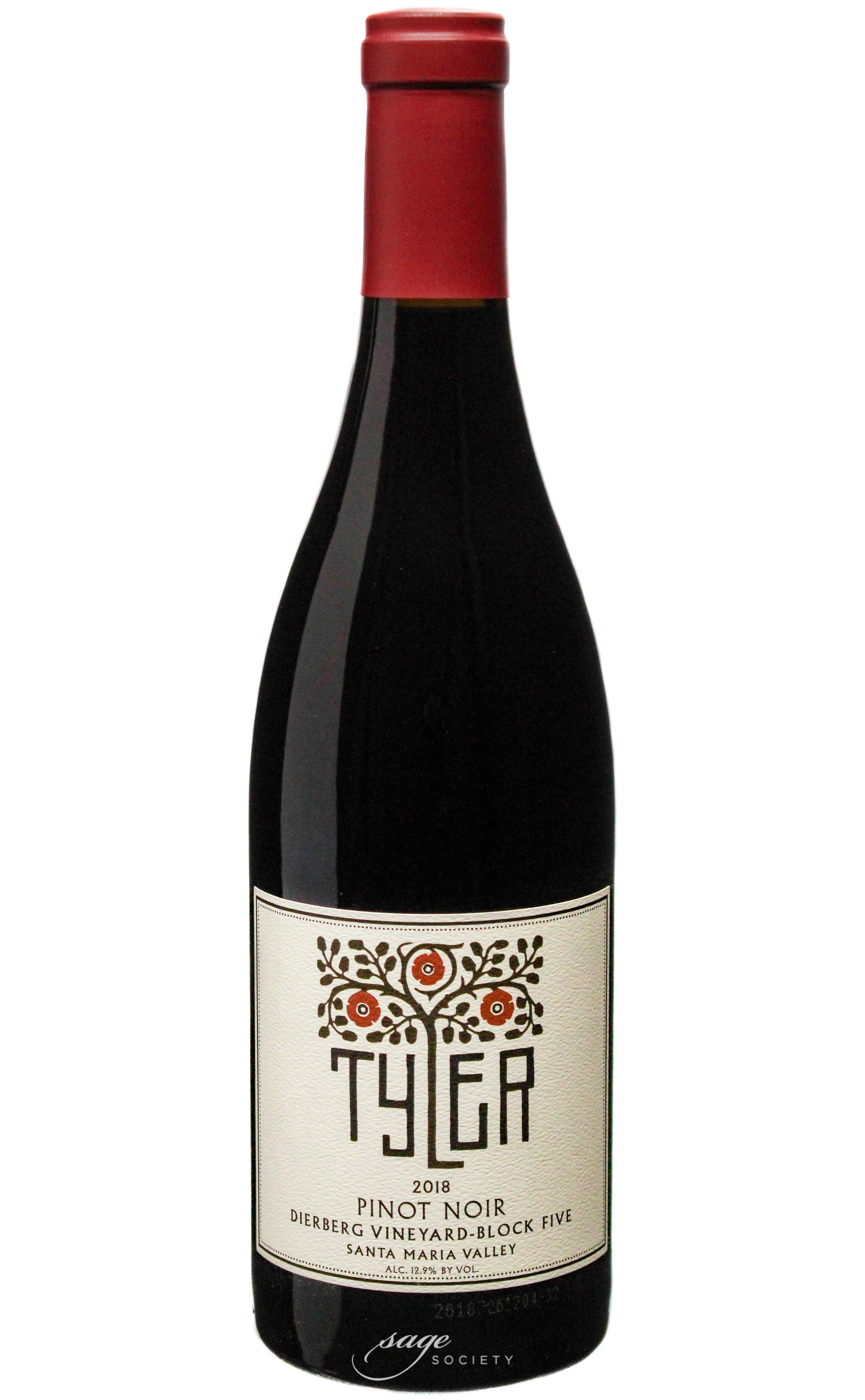 2018 Tyler Pinot Noir Block Five Dierberg Vineyard