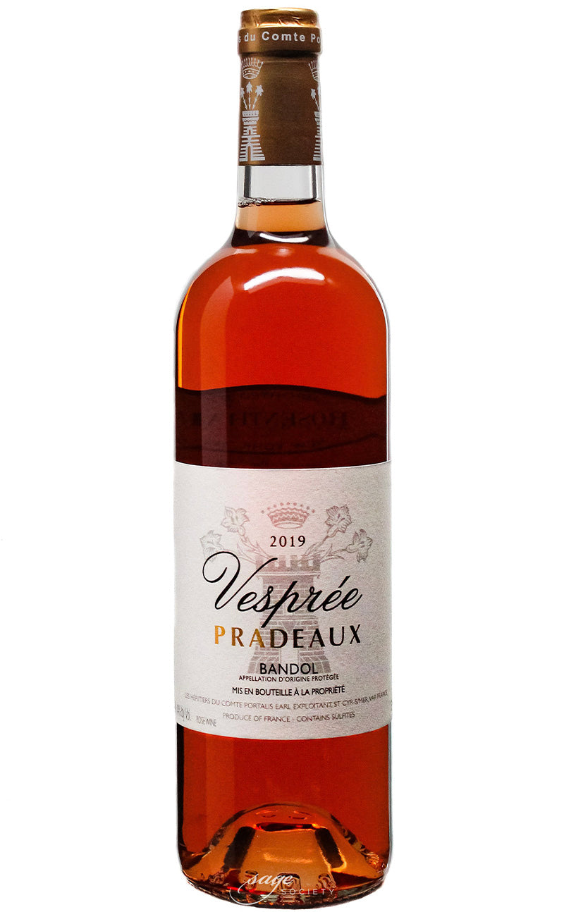2019 Château Pradeaux Bandol Rosé Vesprée