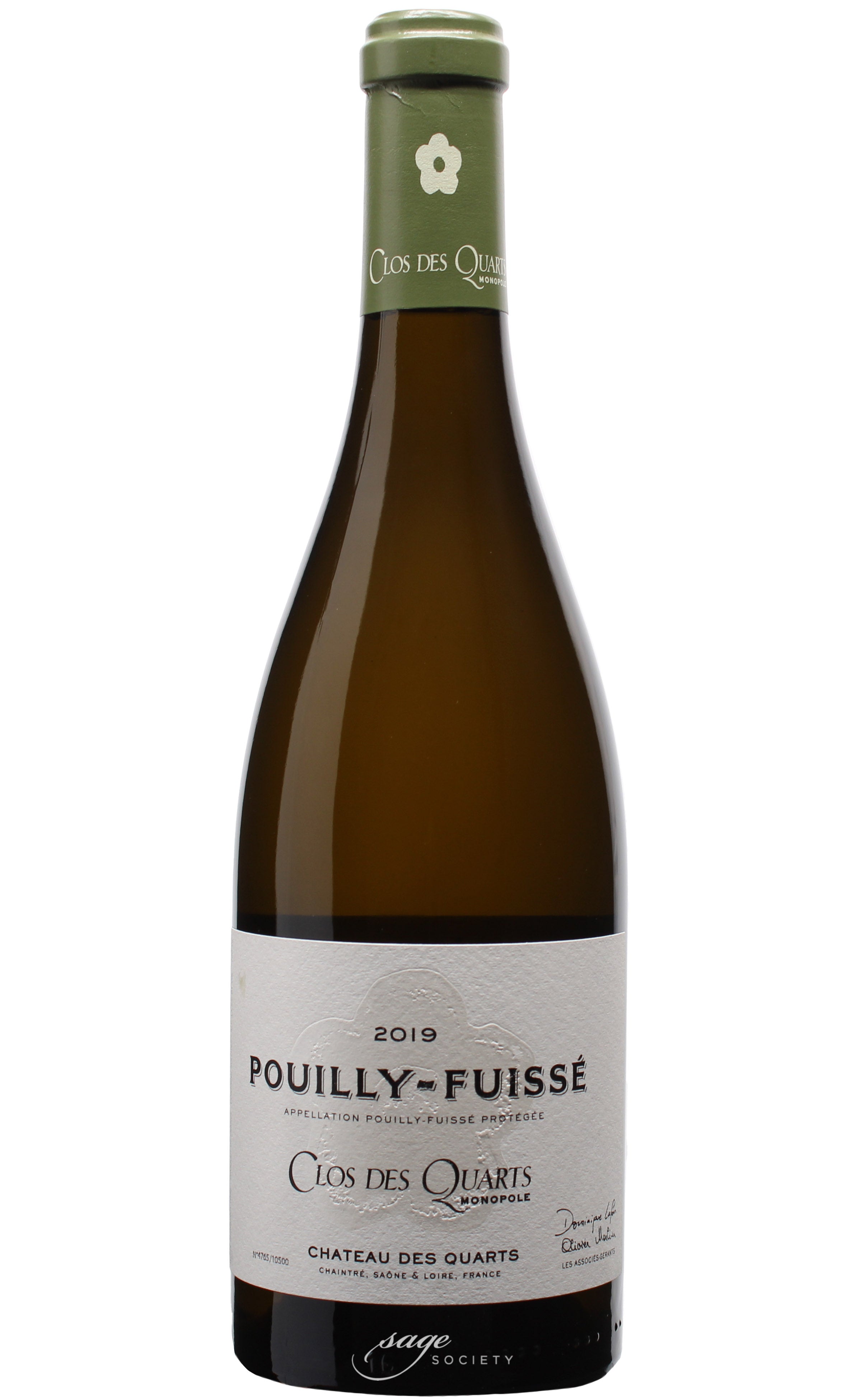 2019 Château des Quarts Pouilly-Fuissé Clos de Quarts
