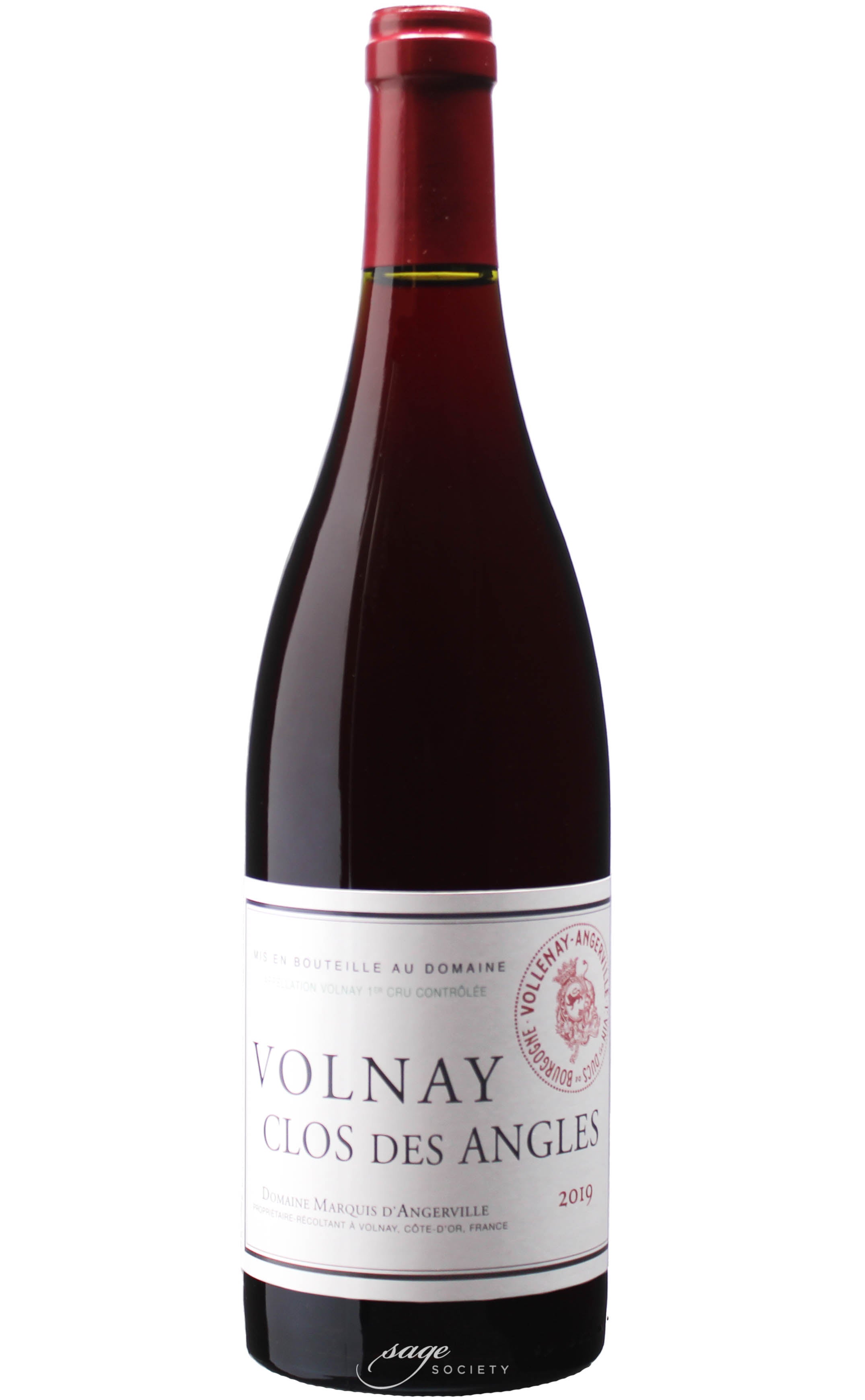 2019 Domaine Marquis d'Angerville Volnay 1er Cru Clos des Angles